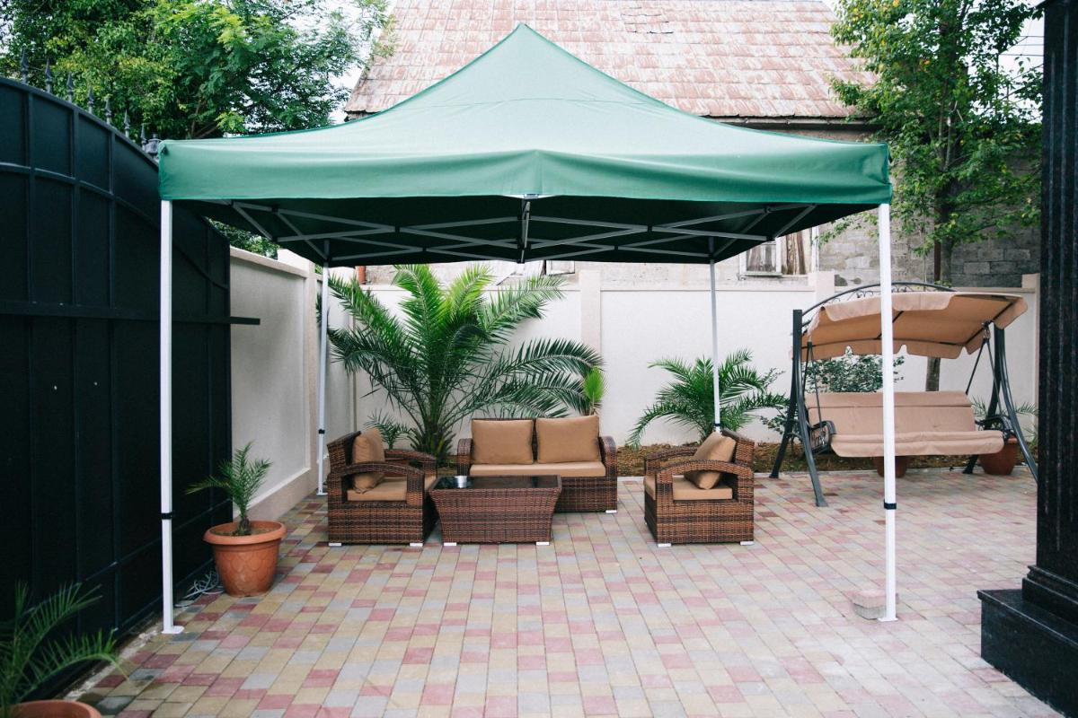 outdoor BBQ area