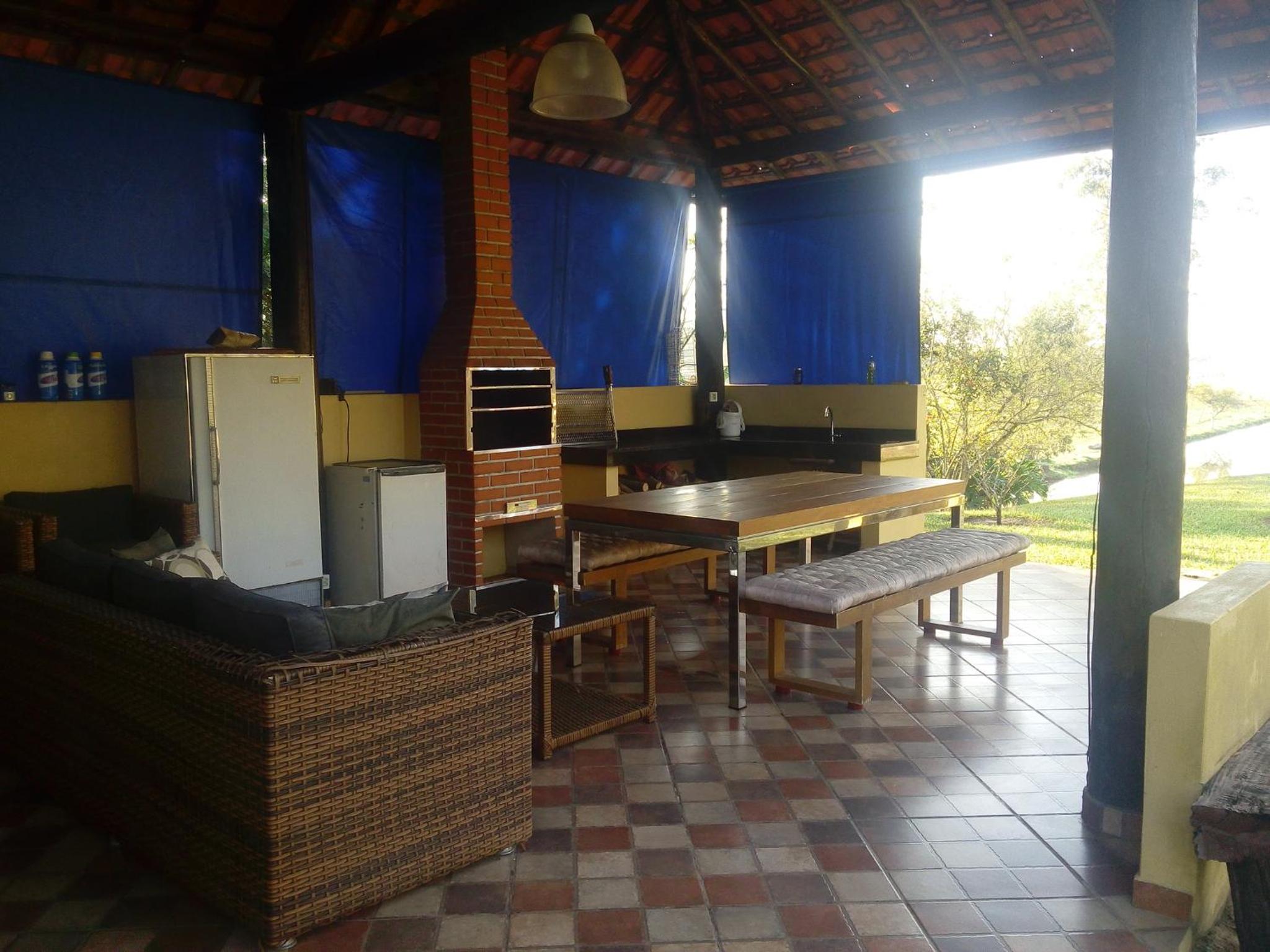 outdoor BBQ area