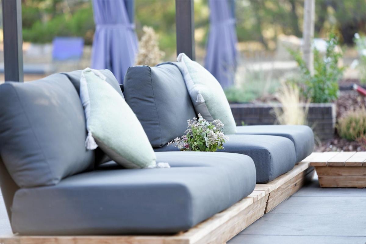 outdoor BBQ area