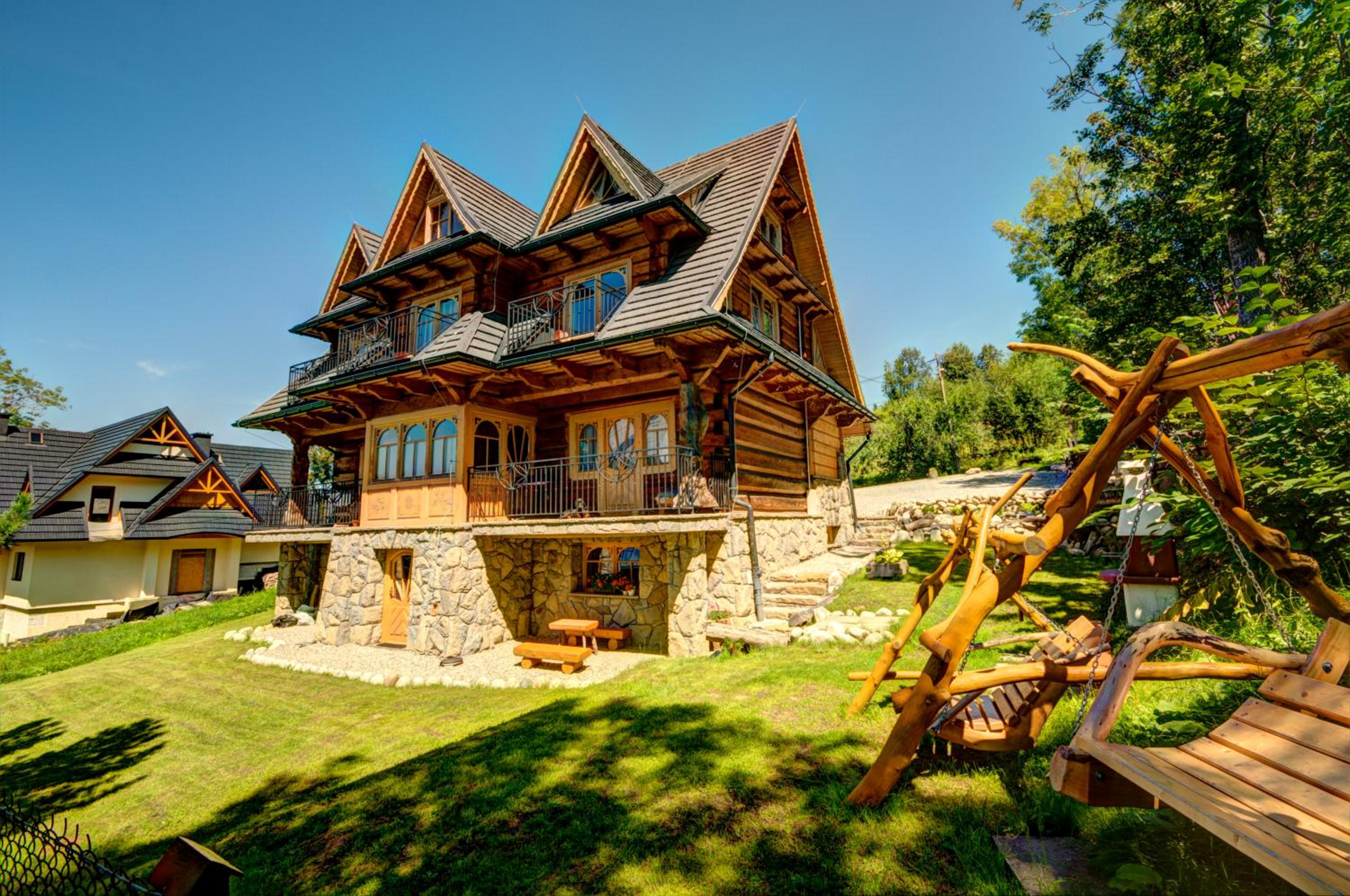 WILLA OLSZA wood house & mountain view & sauna view 2