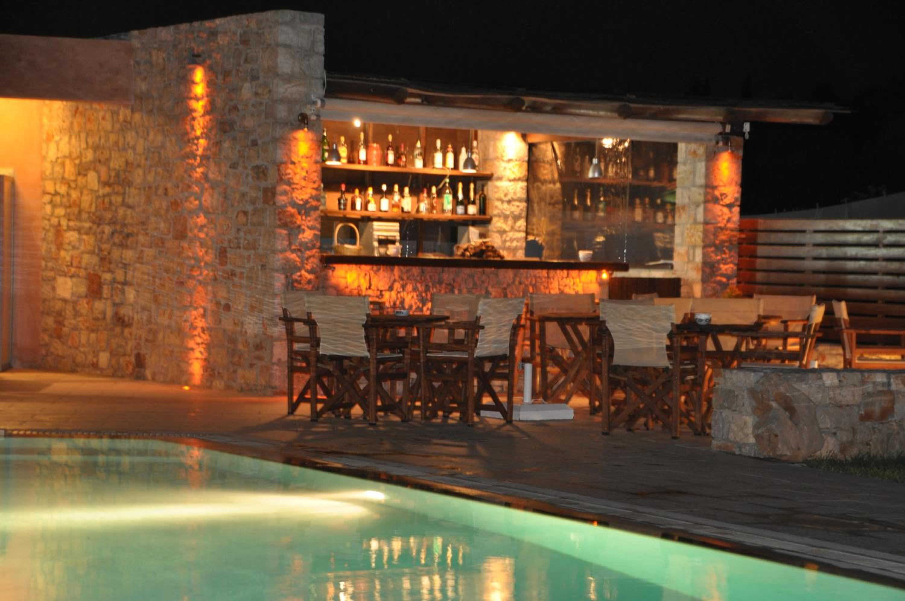 outdoor BBQ area