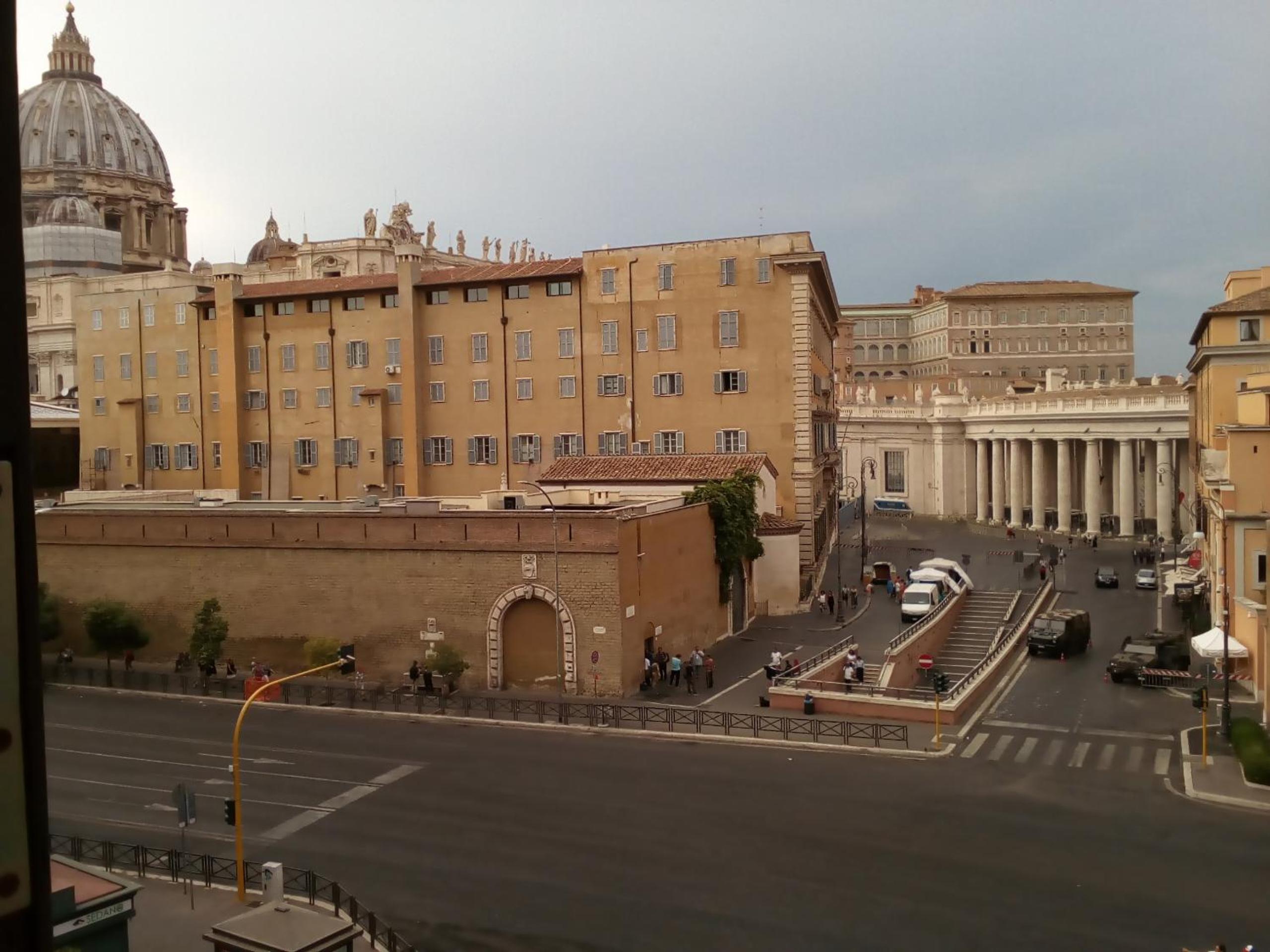 Steps from the Vatican Guesthouse