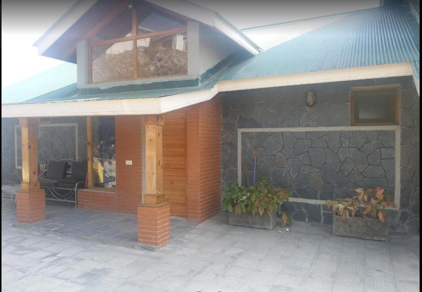 outdoor BBQ area
