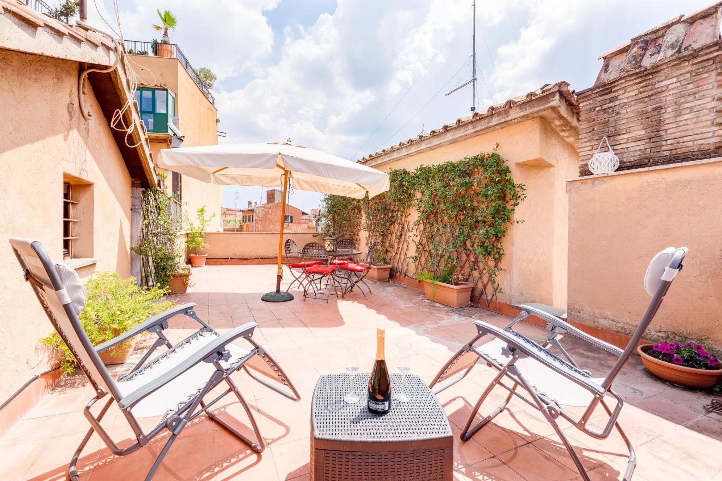 Romantic house with terrace photo 1