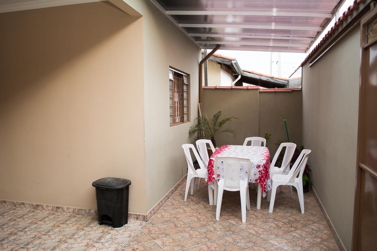 outdoor BBQ area