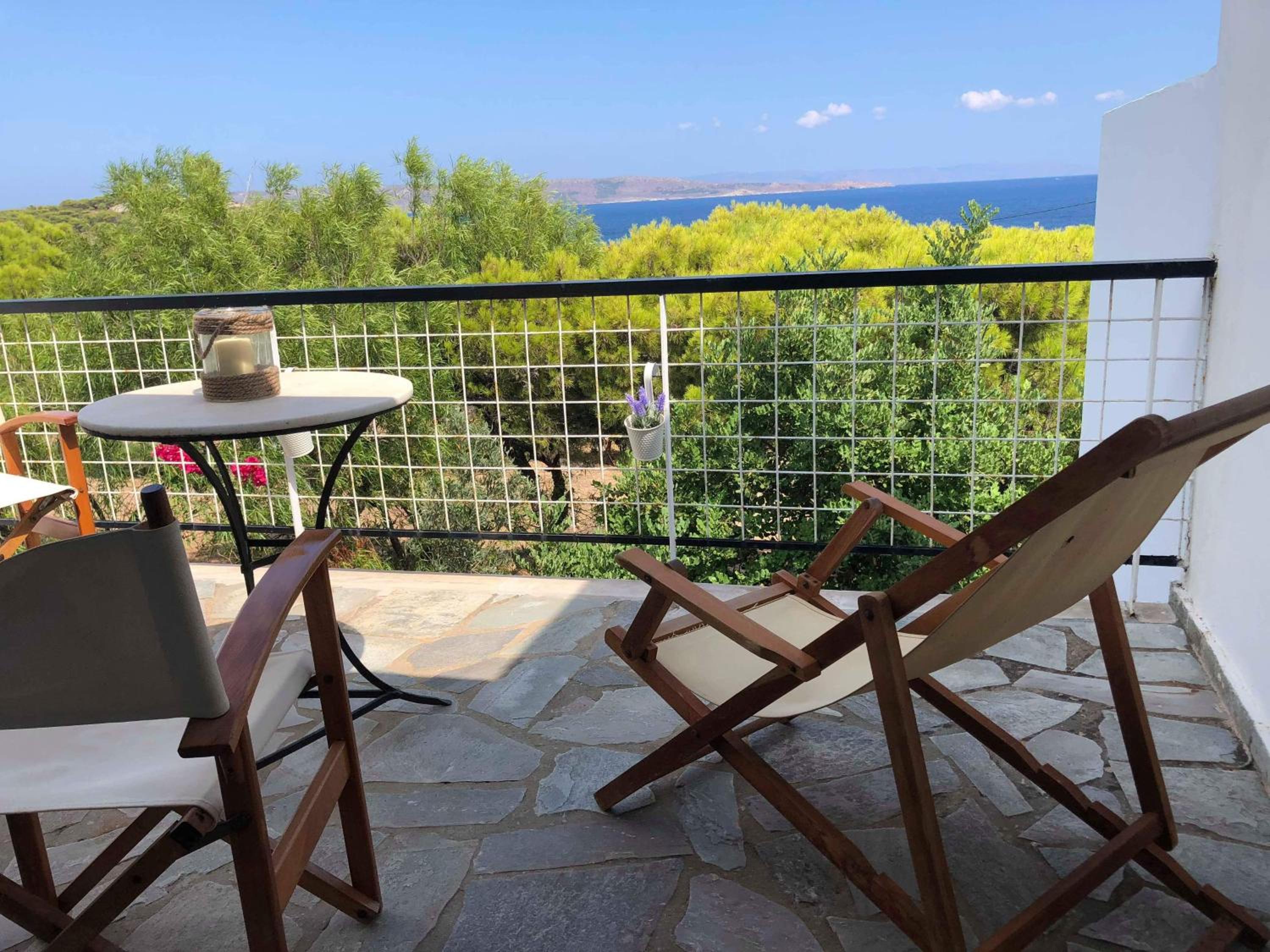 Sea-view maisonette at Sounio view 2