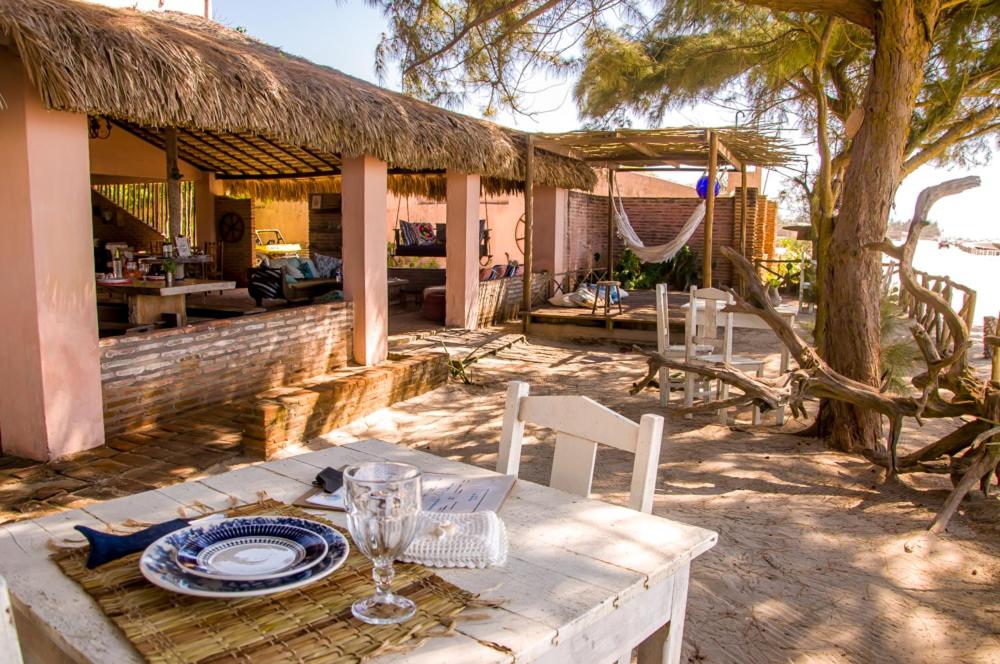 outdoor BBQ area