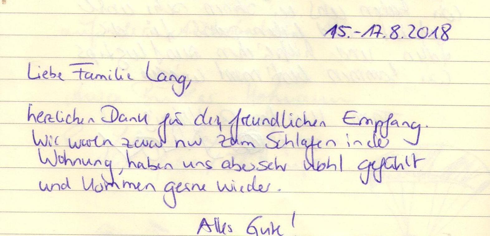 Ferienwohnung Lahntal/Taunus