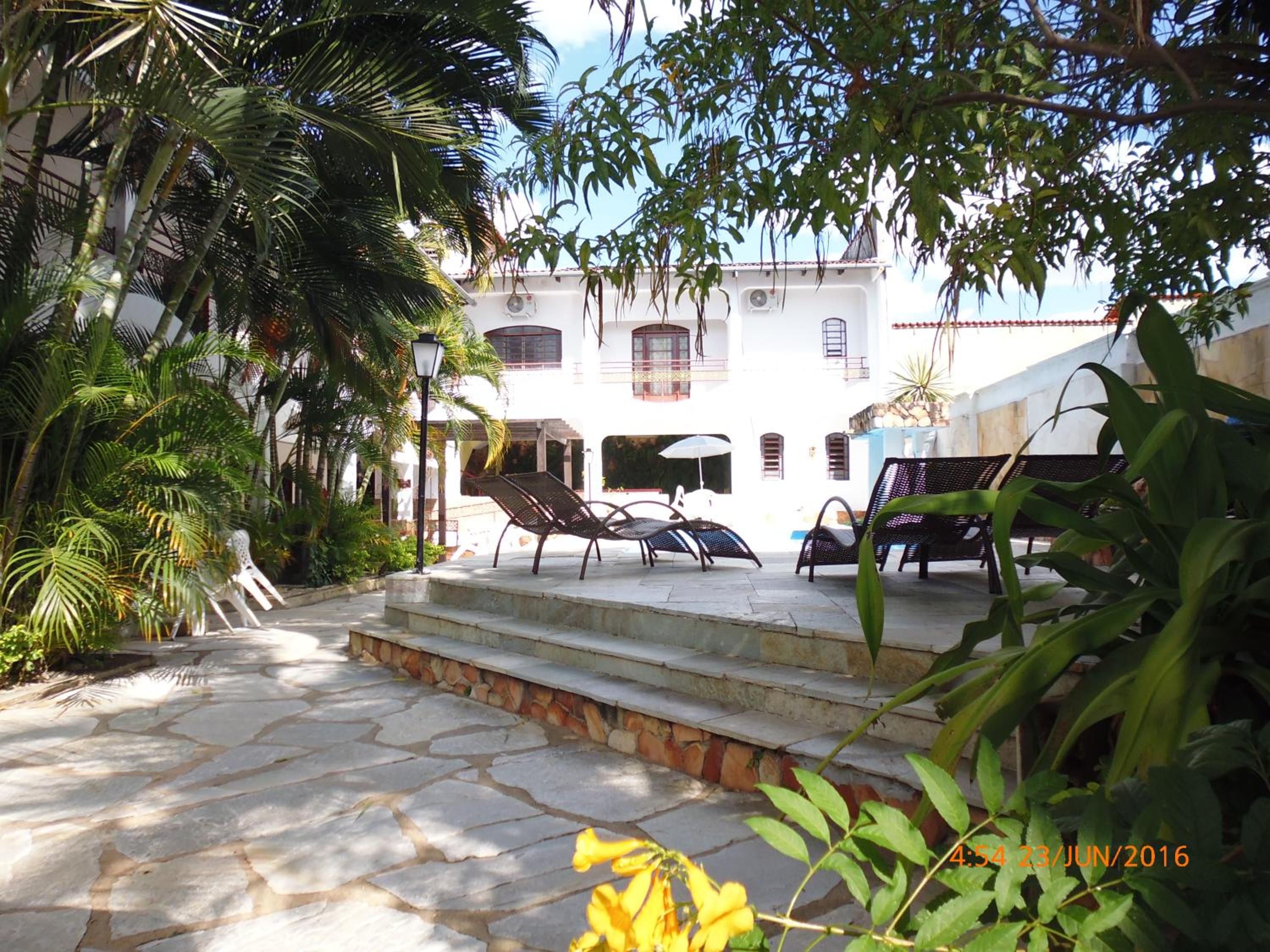 outdoor BBQ area