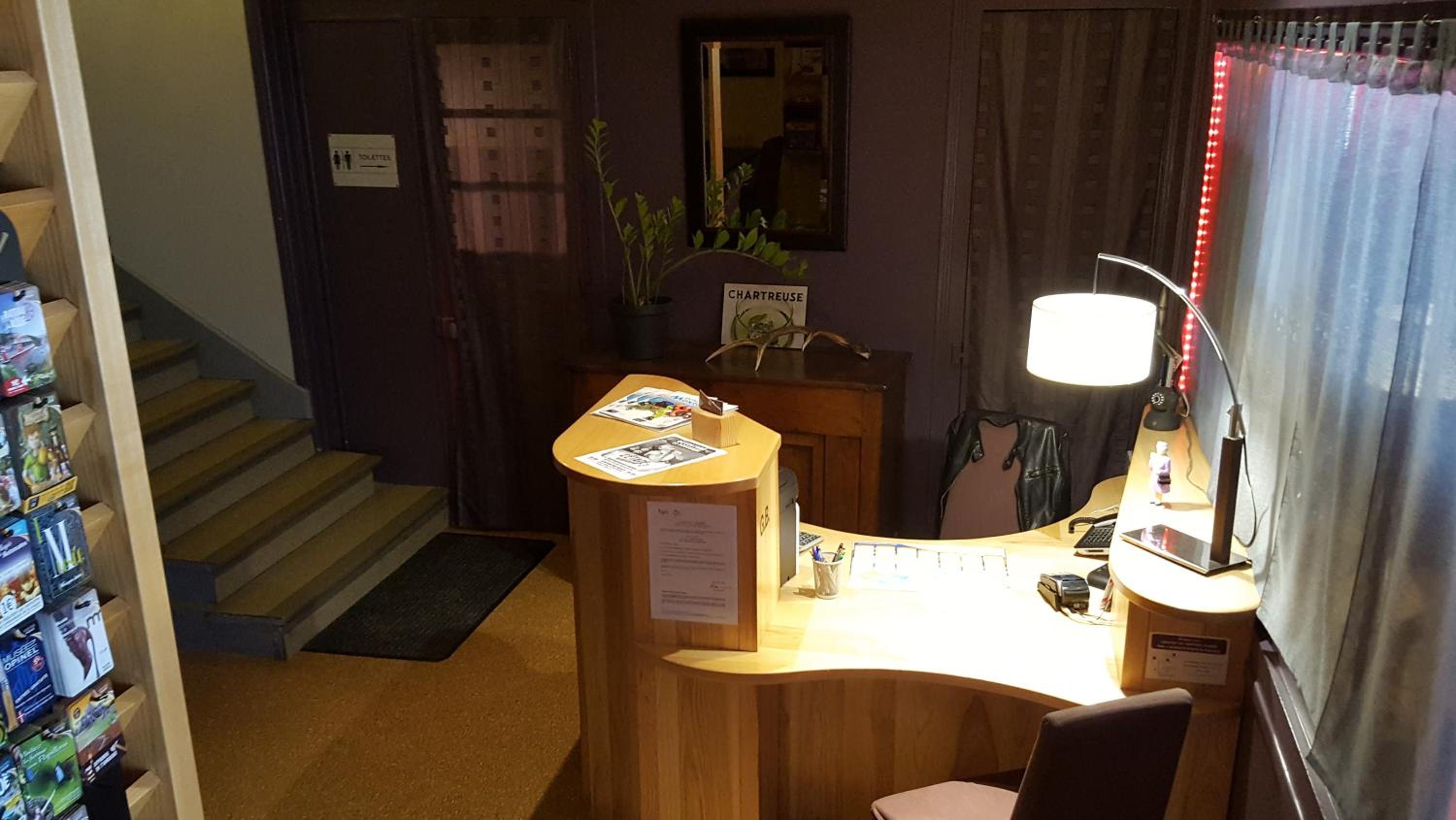 hotel reception