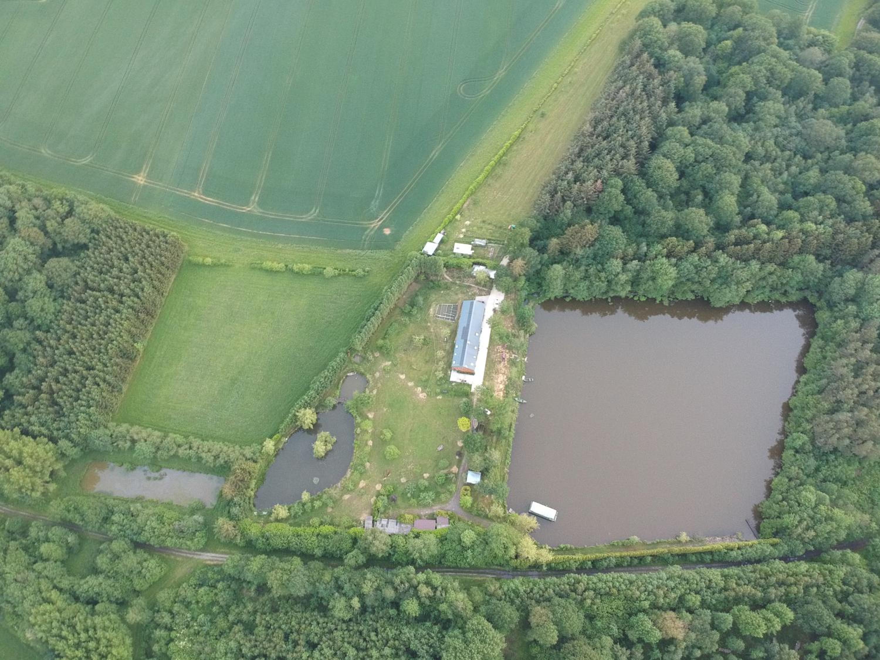 Florennes Gîte neuf 150 M2 devant un grand lac privé de 2 hectares poissonneux au milieu des bois