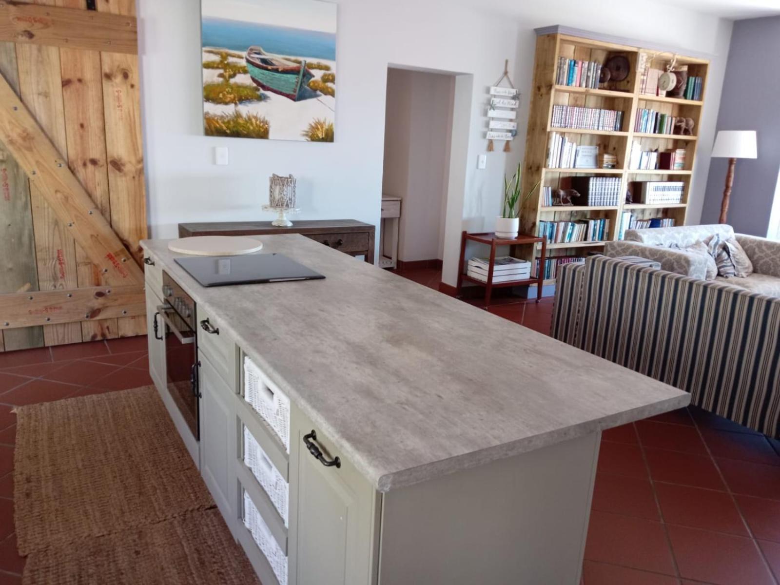living area & kitchen