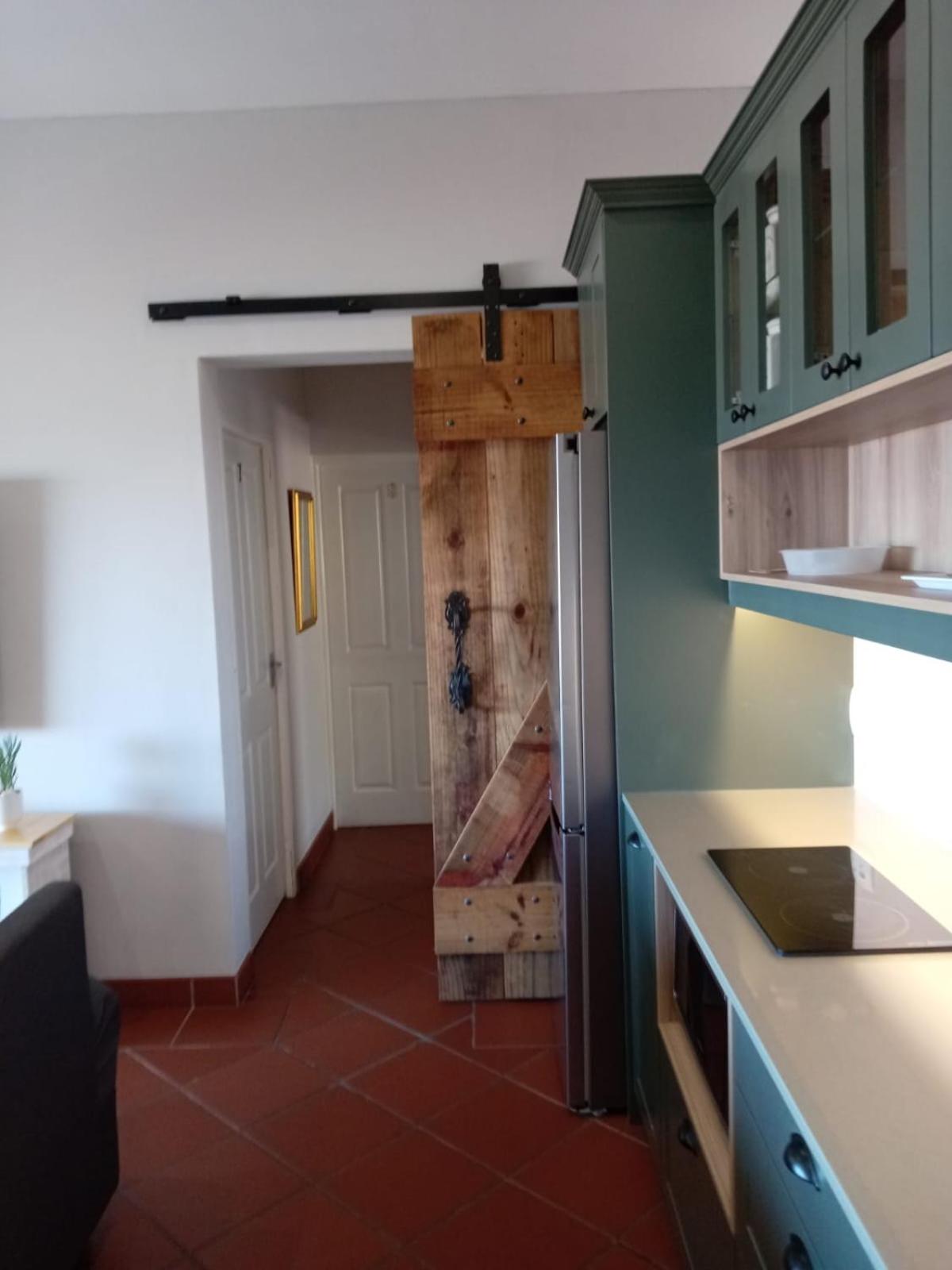 living area & kitchen