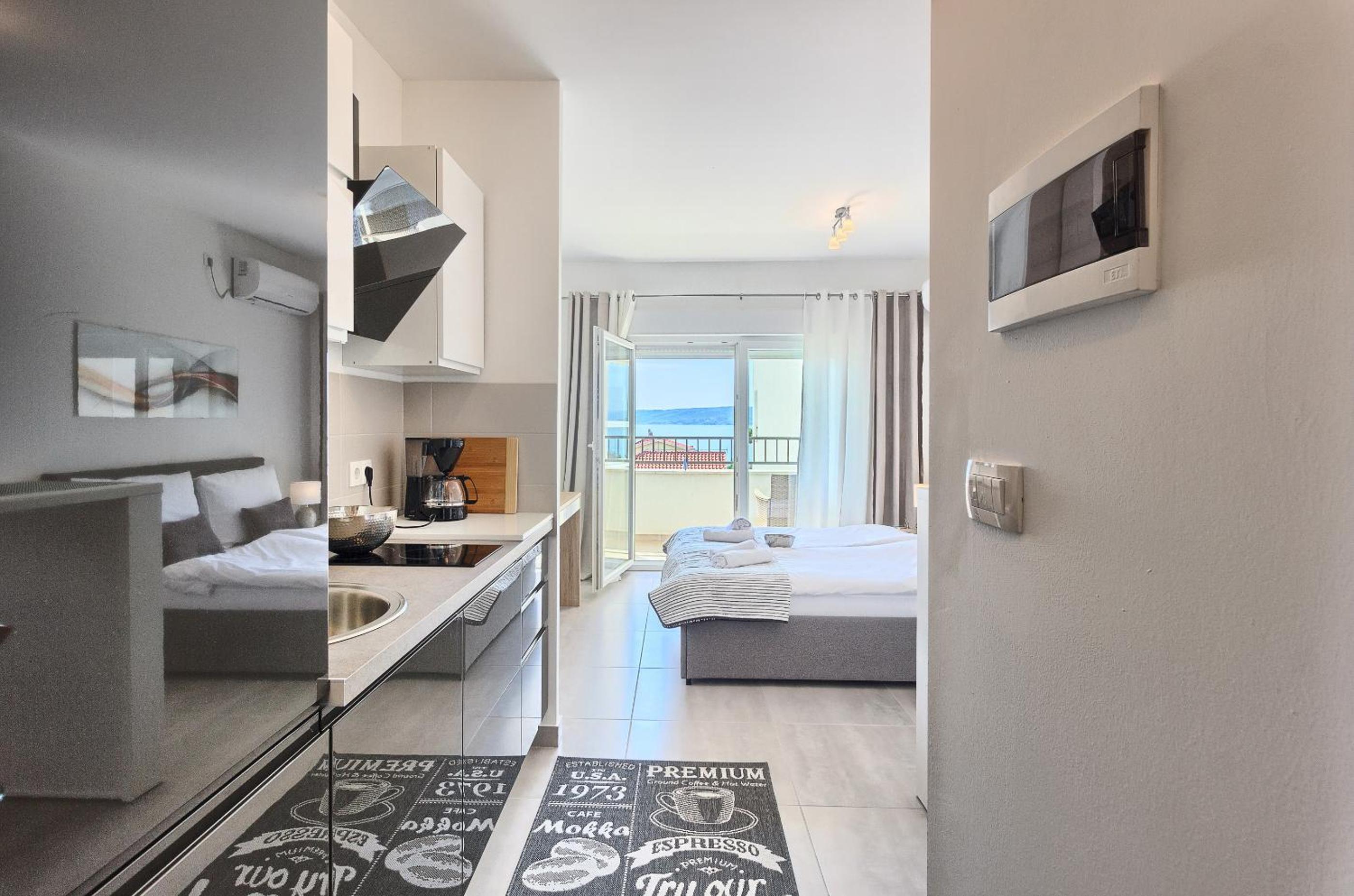 Modern apartments with sea view 150 meters to beach view 5