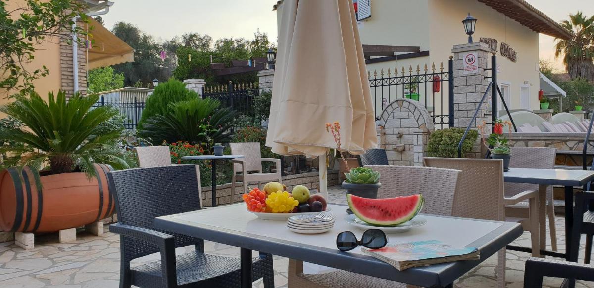 outdoor BBQ area
