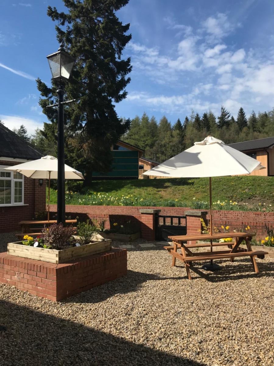 outdoor BBQ area