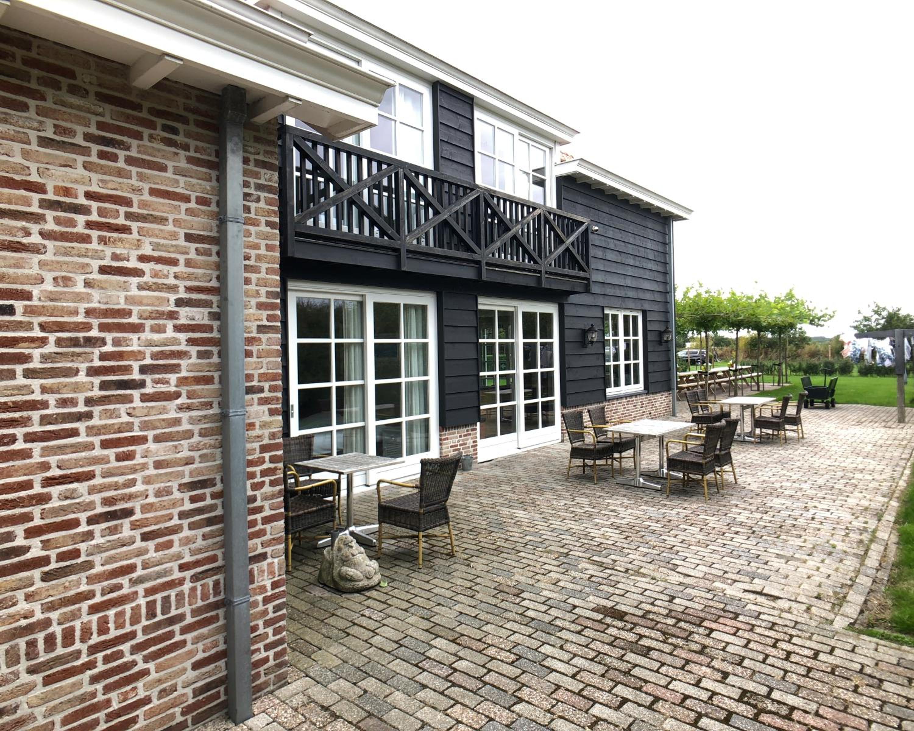 outdoor BBQ area