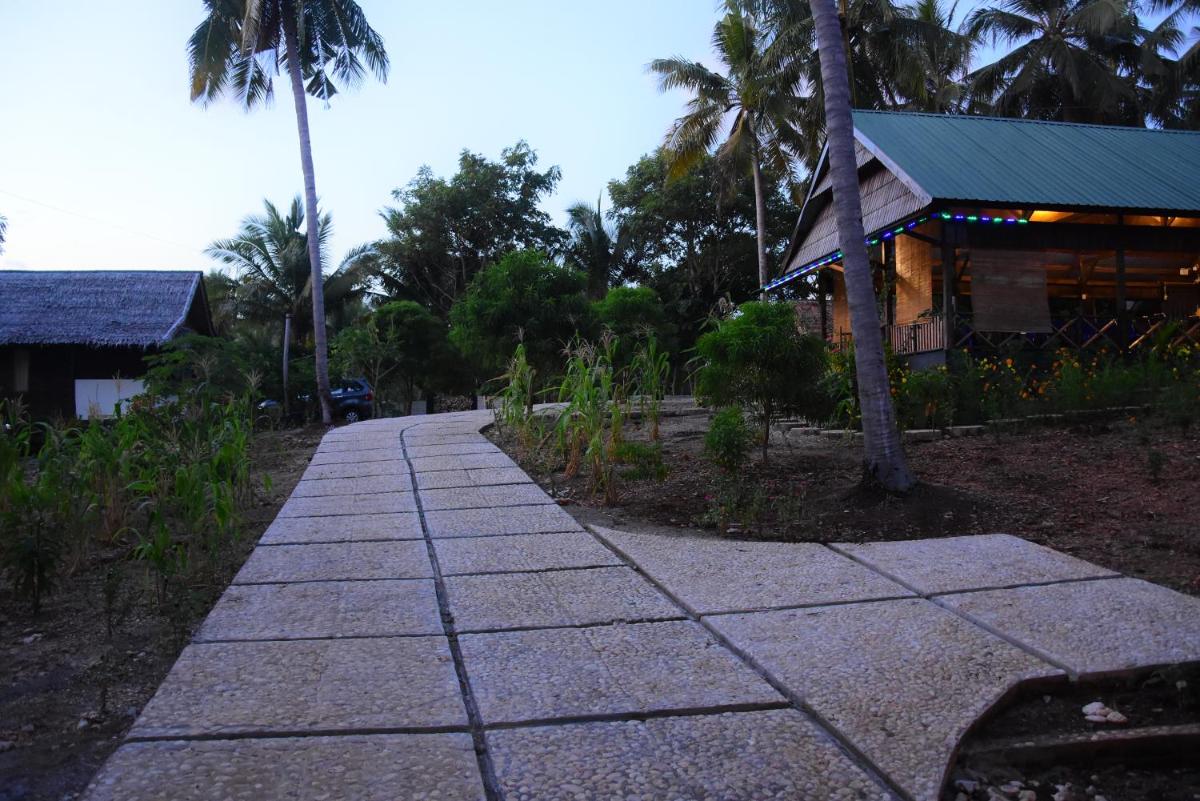 outdoor BBQ area