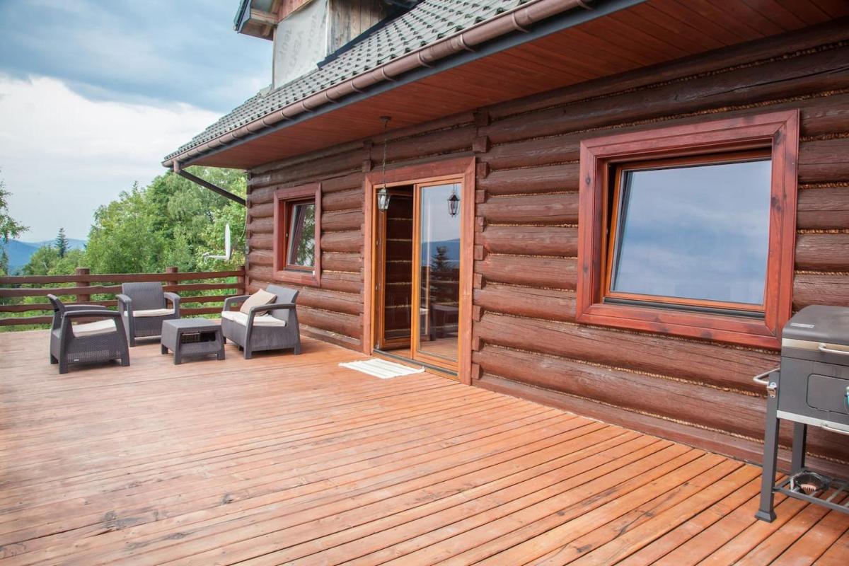 Mountain cabin view 2