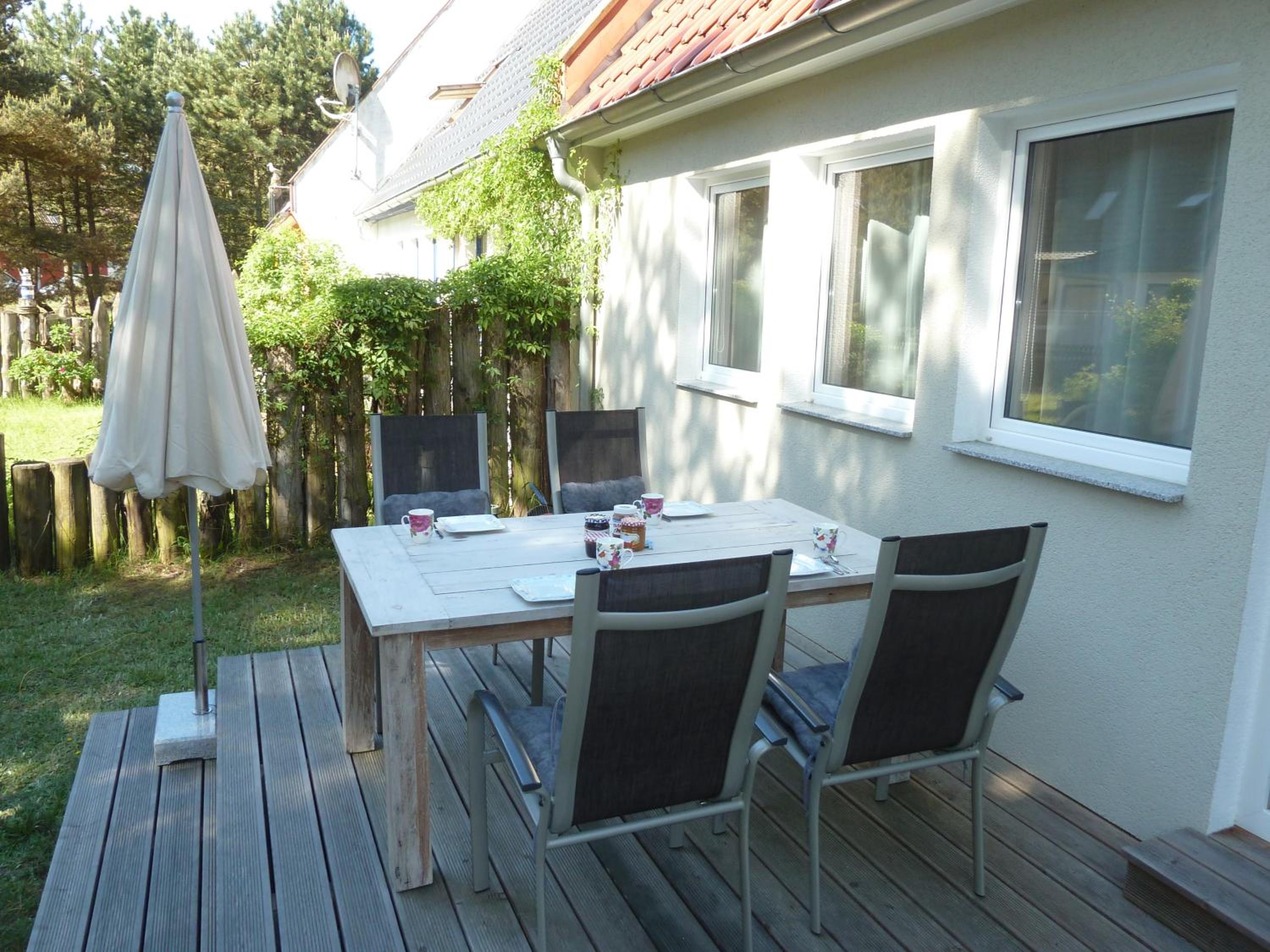 romantisches Ferienhaus Boddenblick mit Sauna