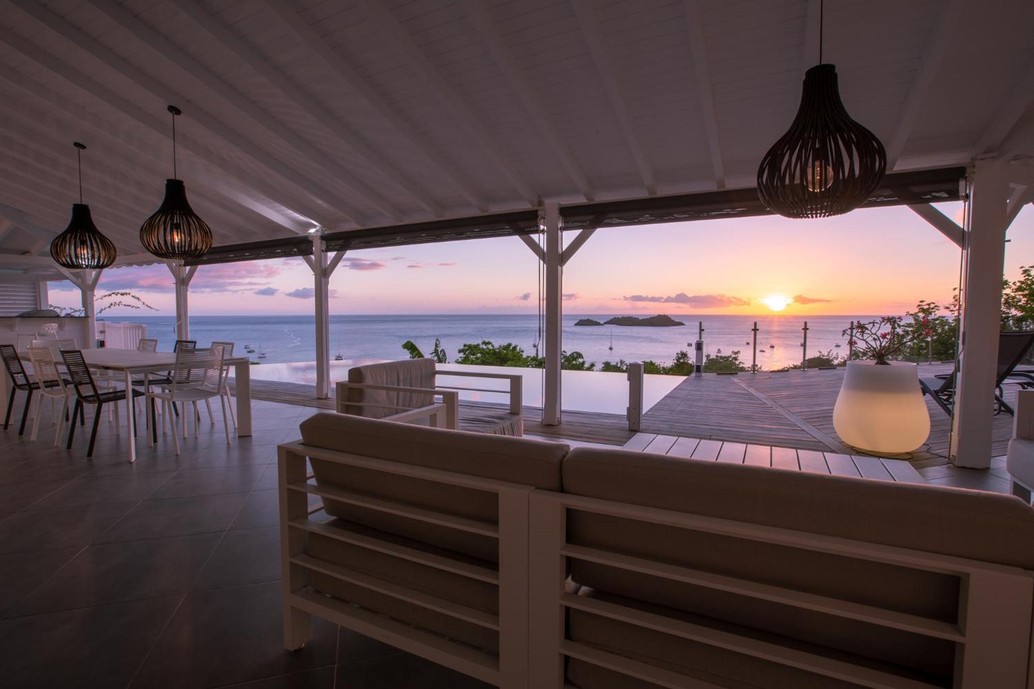 Sunset Bay - Luxueuse villa et sa magnifique vue les Ilets Pigeon