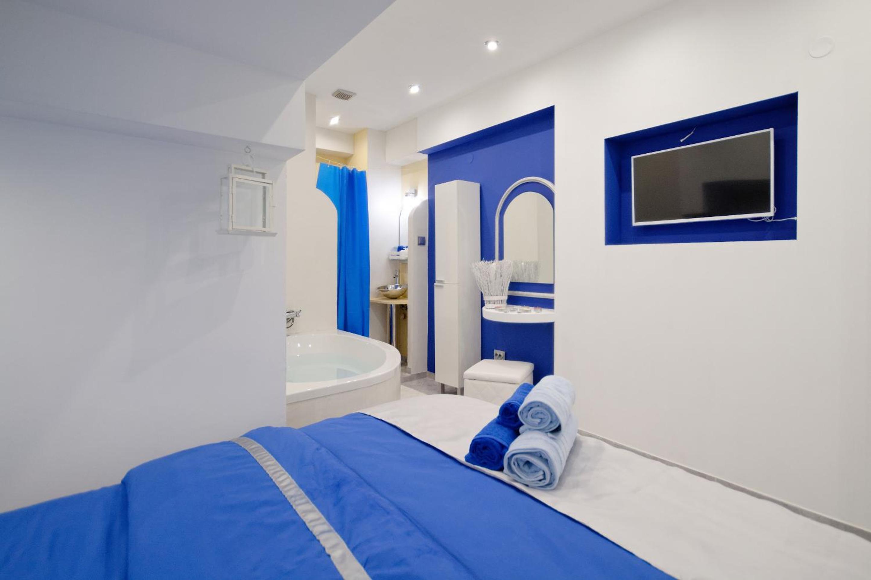 Santorini Style in Athens, Greece