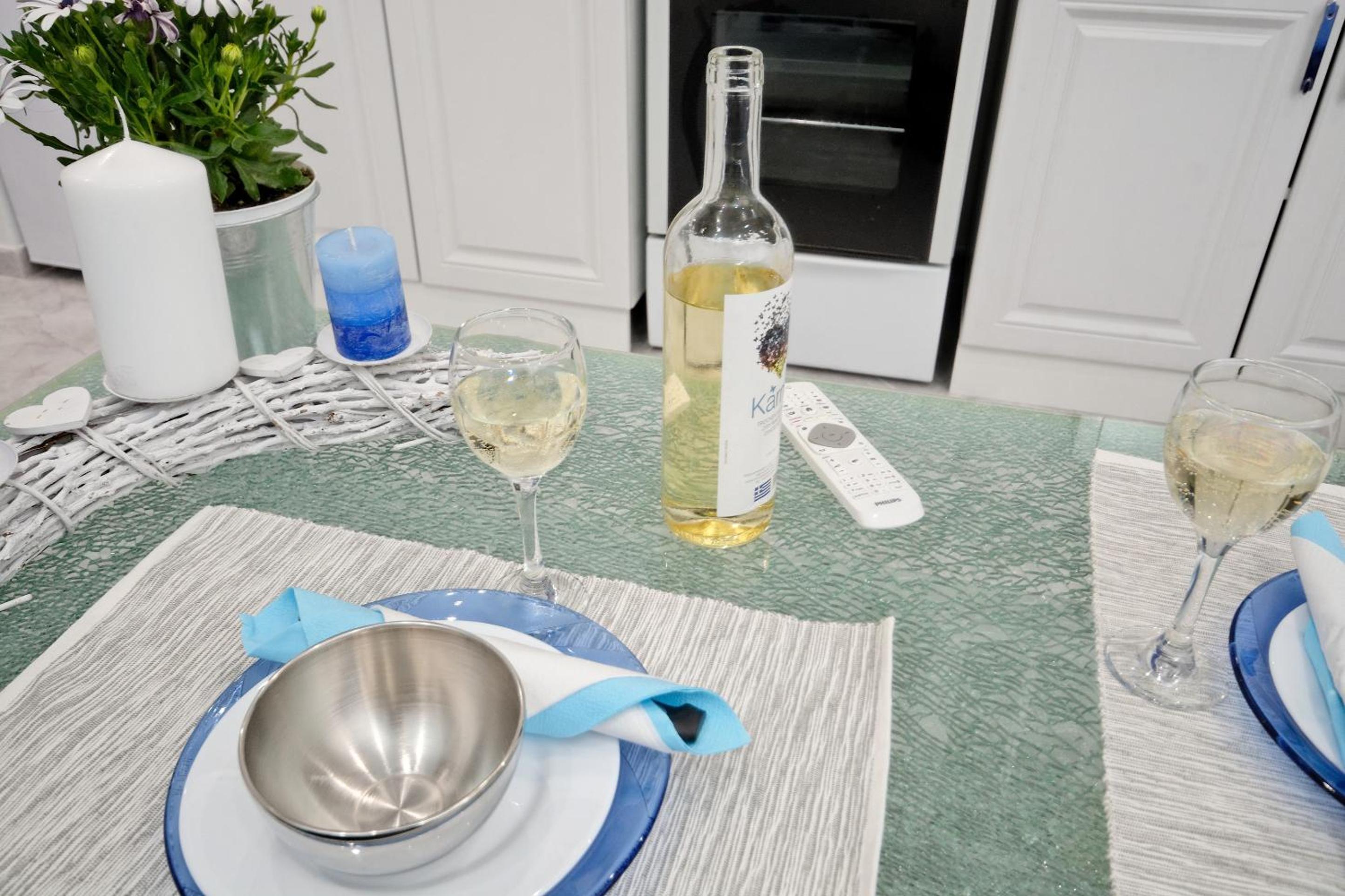 Santorini Style in Athens, Greece