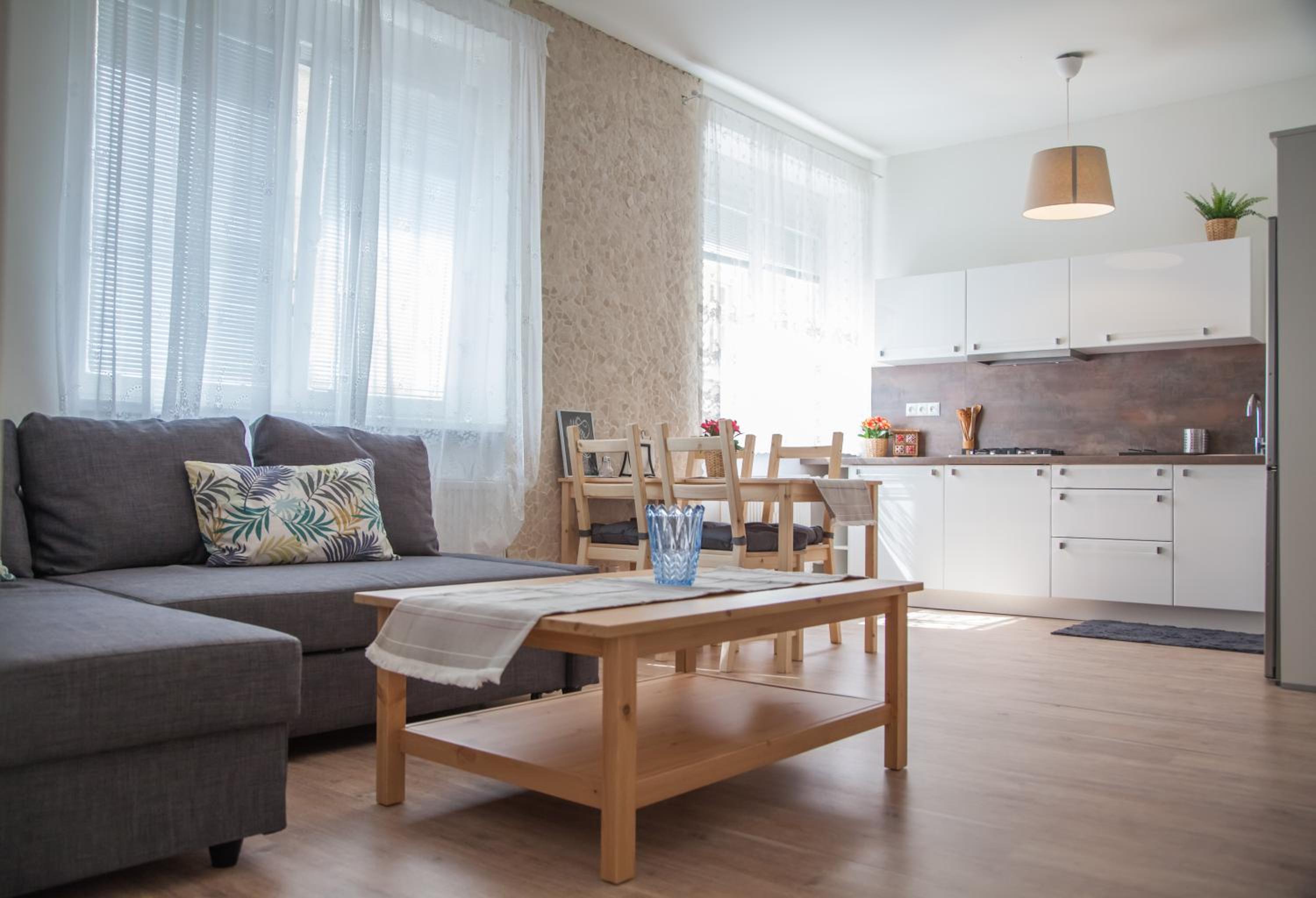 Downtown pedestrian zone apartment view 4