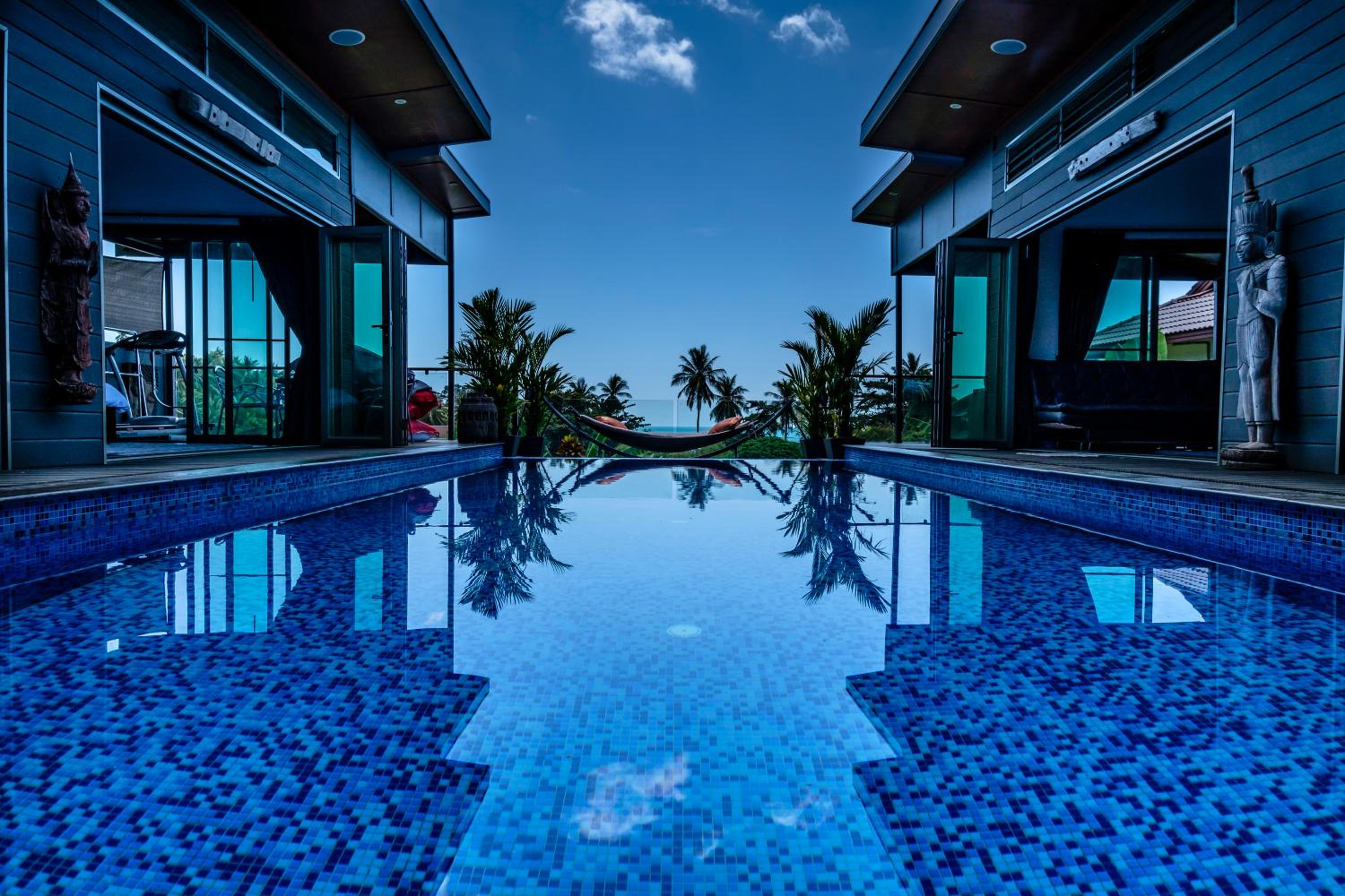 Stunning villa with ocean views and free car
