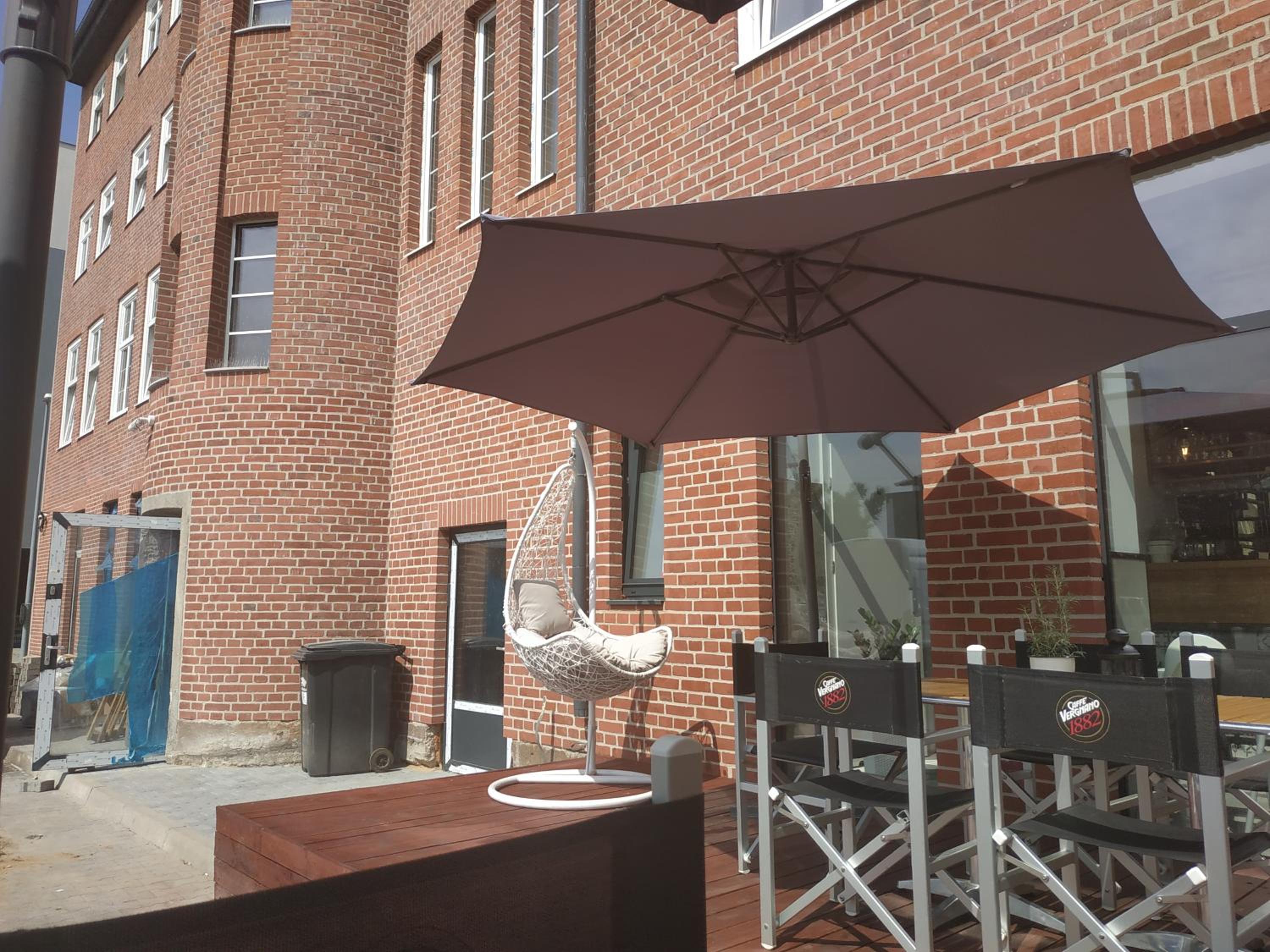 outdoor BBQ area