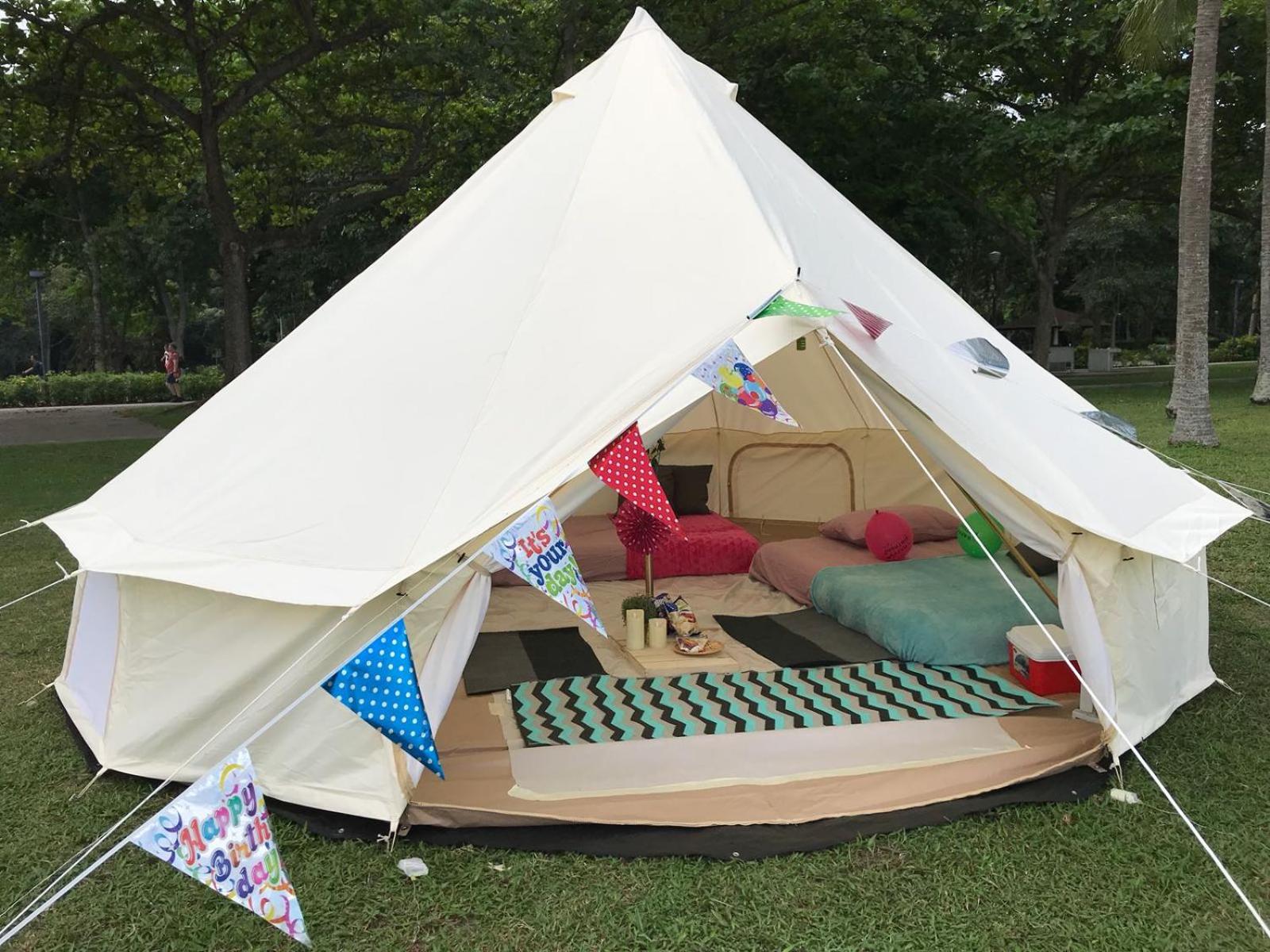 Glamping Kaki - Large Bell Tent