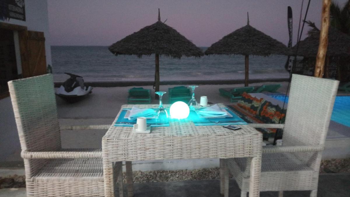 outdoor BBQ area