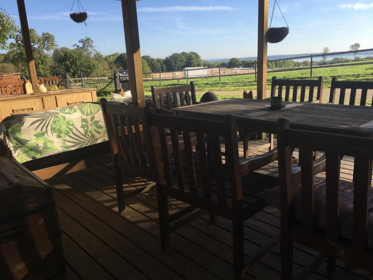 outdoor BBQ area
