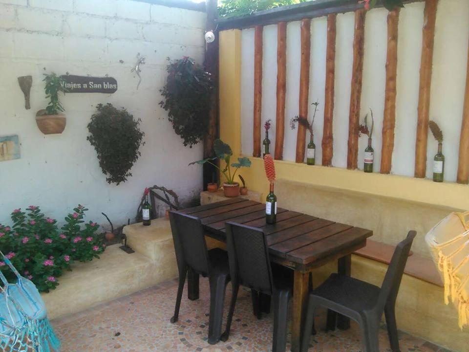 outdoor BBQ area