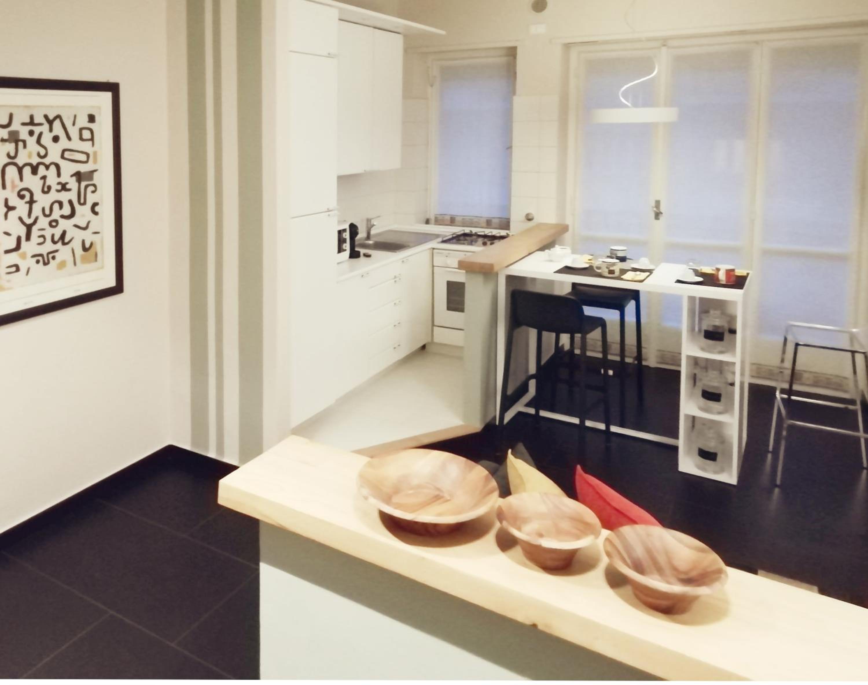 Here apartment en Turin — kitchen