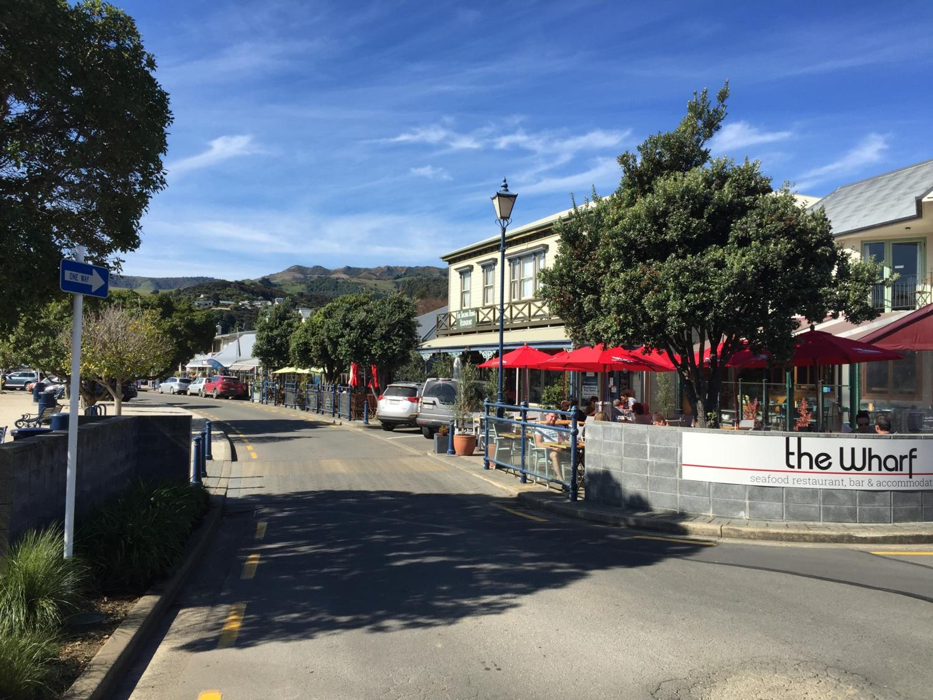 The Studio Akaroa with car park