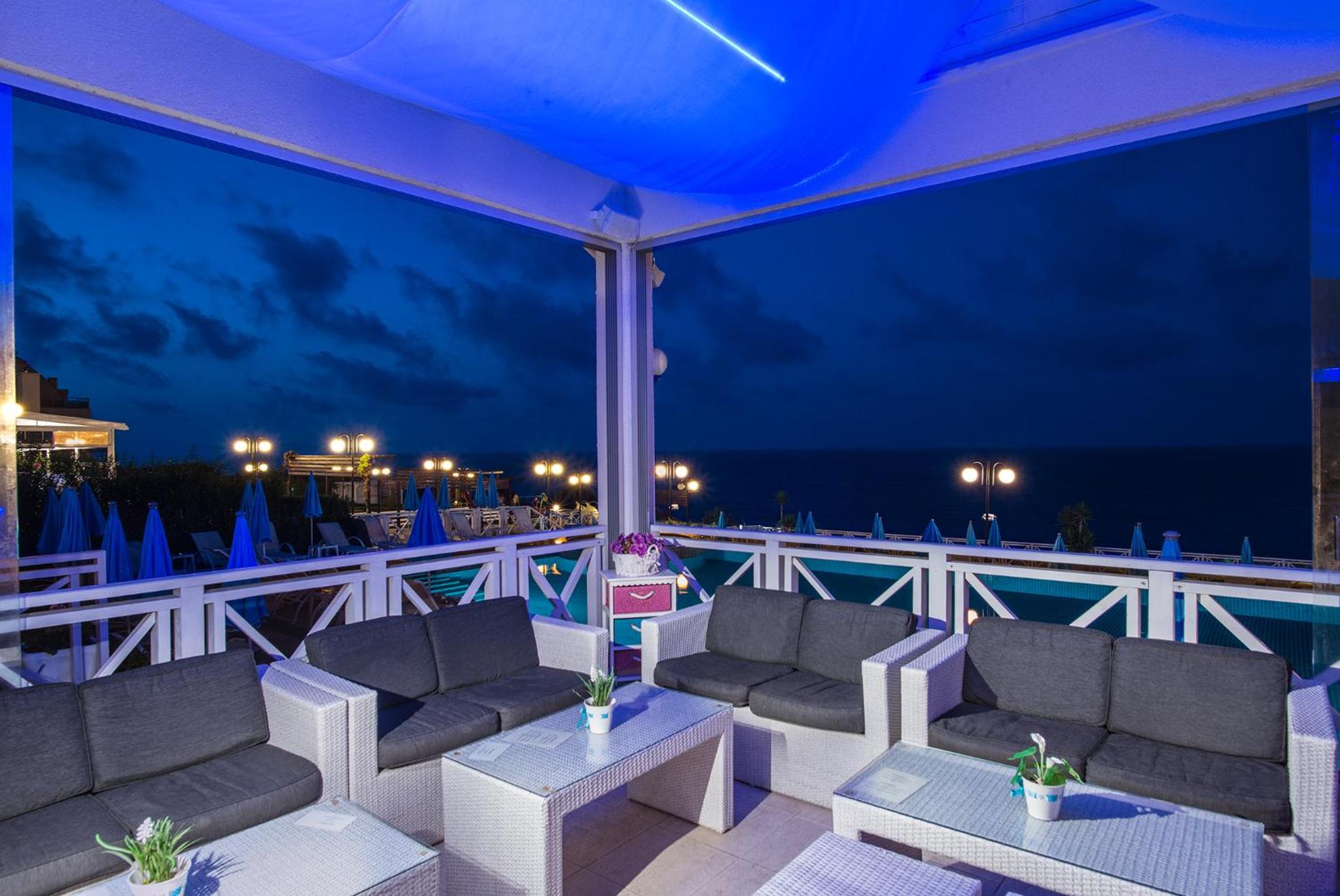 outdoor BBQ area