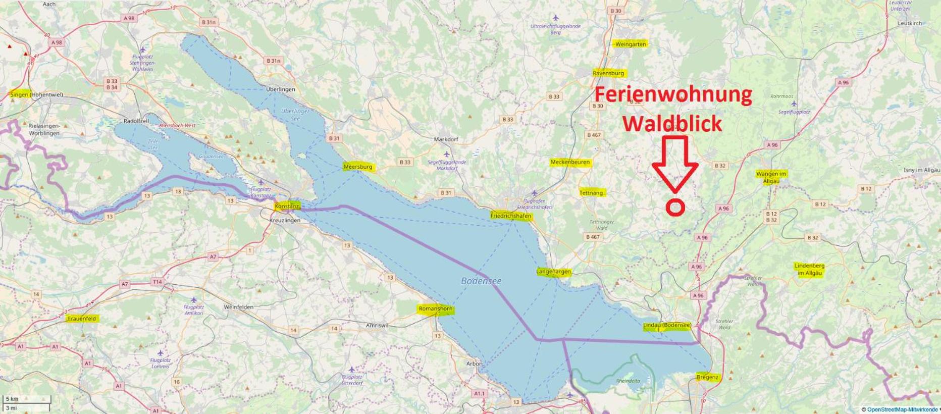 Ferienwohnung Waldblick view 2