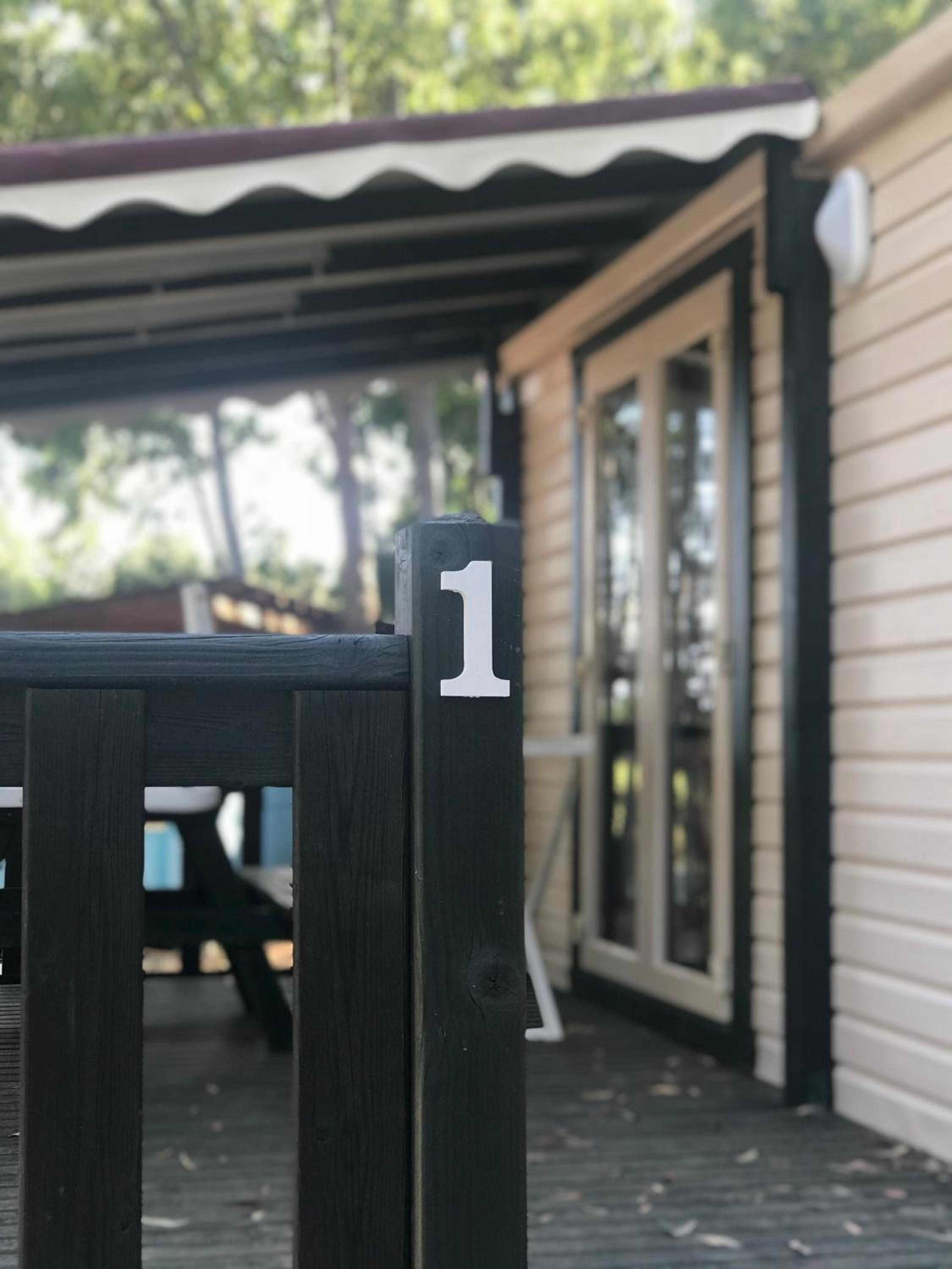 outdoor BBQ area