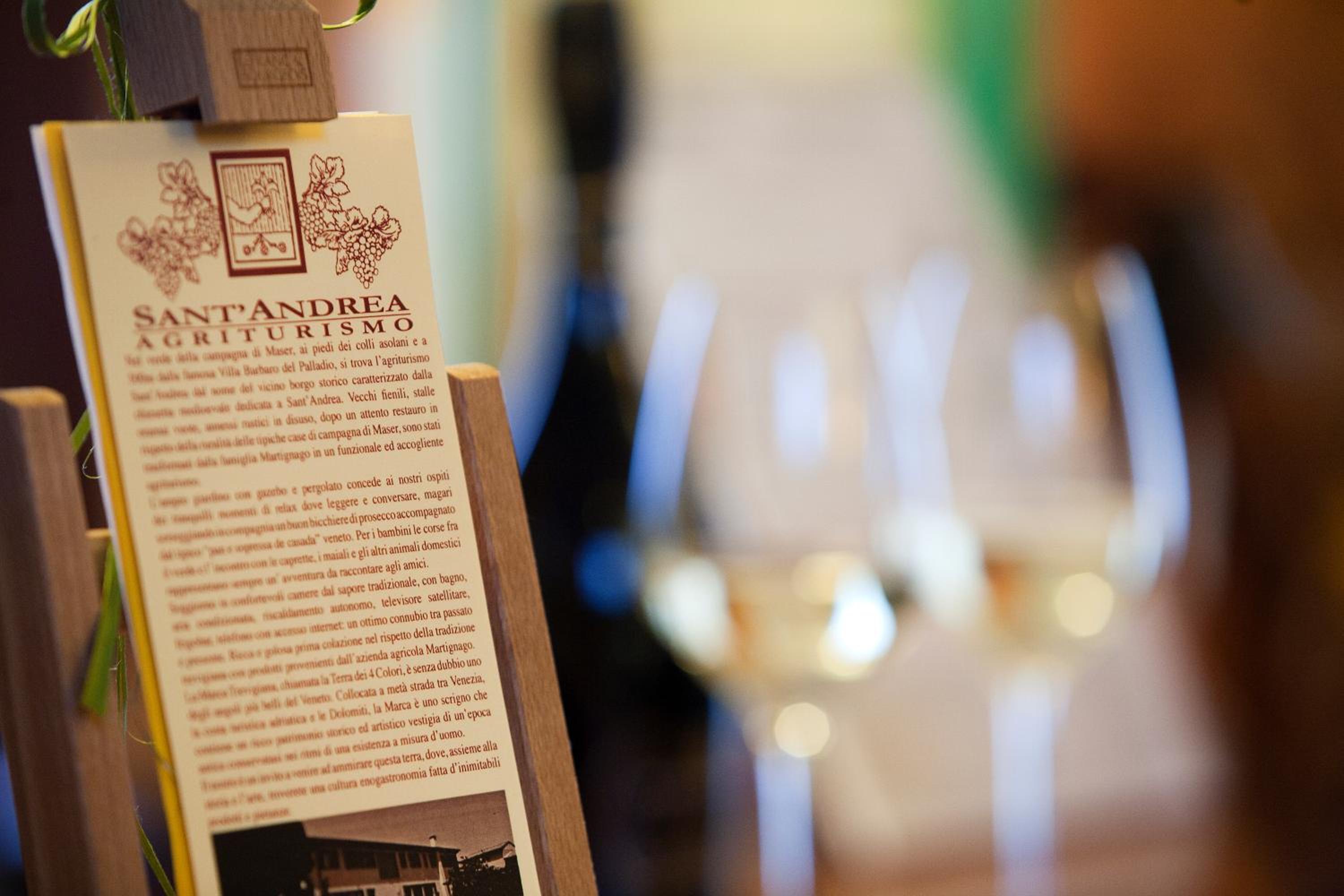 Sant'Andrea Agriturismo con cantina Martignago Vignaioli Asolo Prosecco Docg Wines view 2