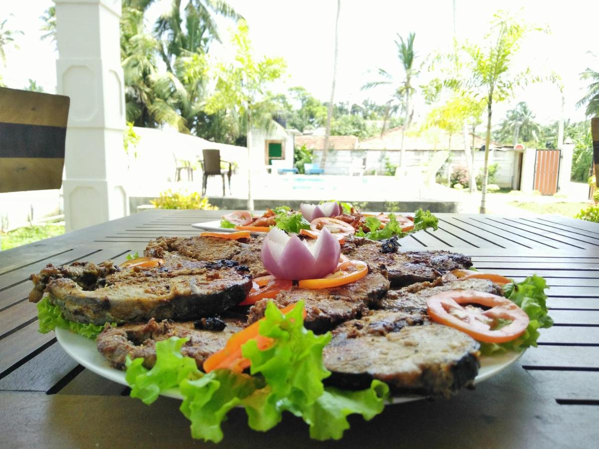 outdoor BBQ area