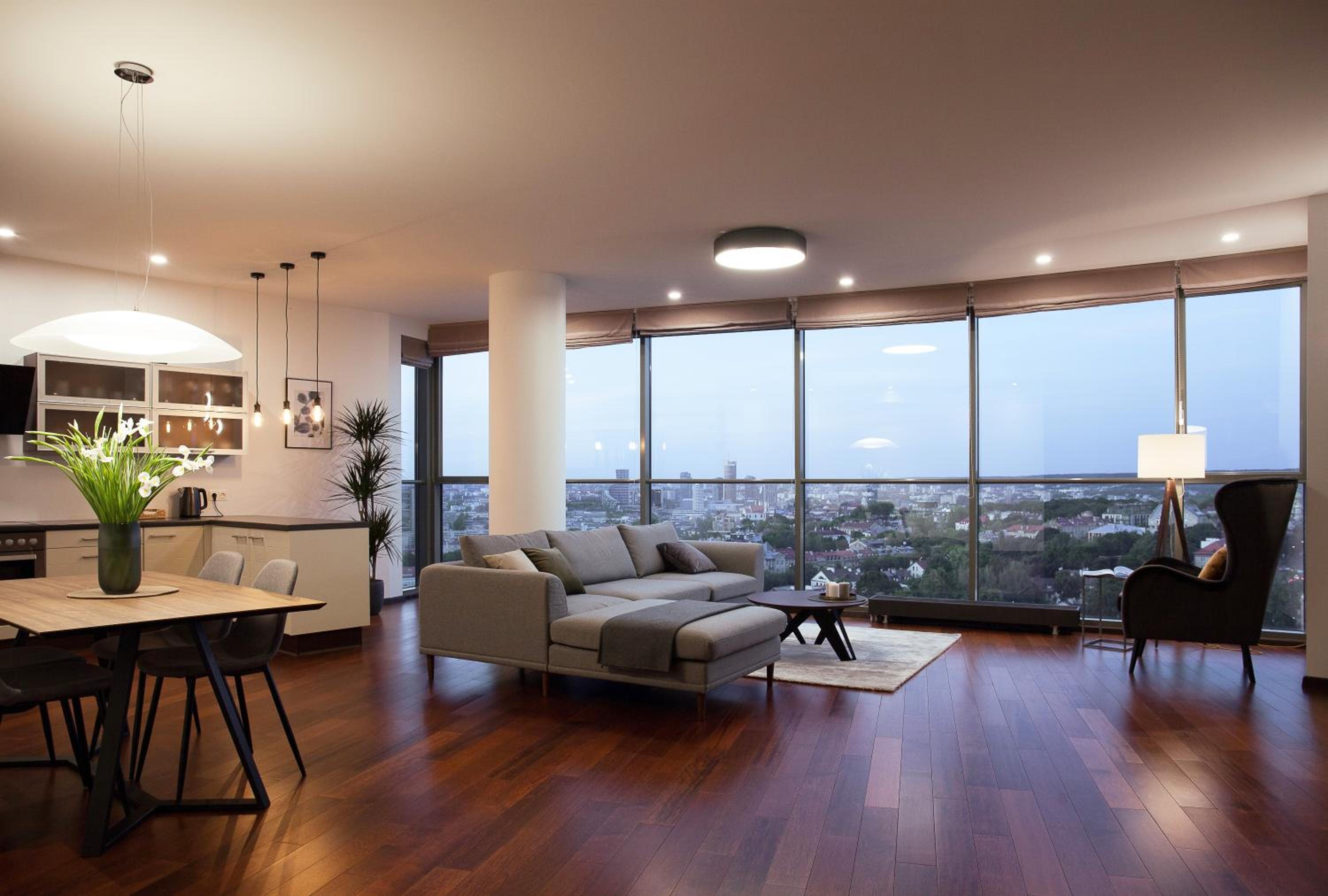 Luxury Panoramic Vilnius apartment view 3