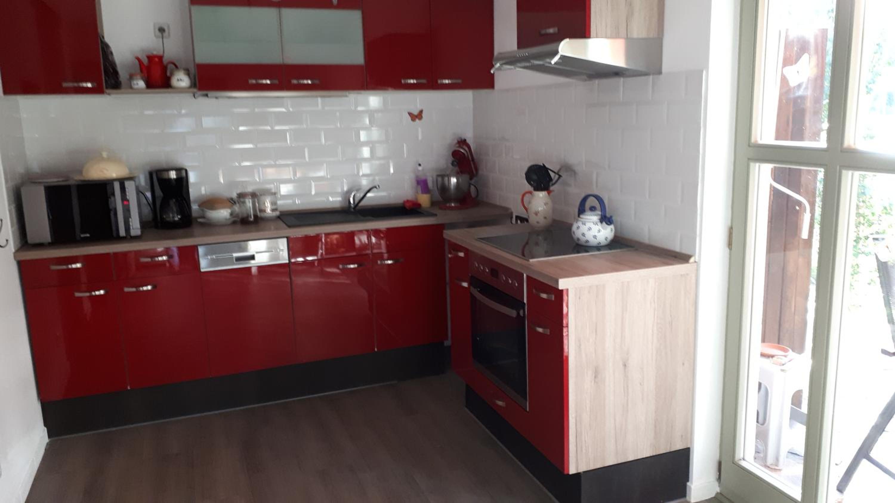 Ferienwohnung Birkenwerder bei Berlin mit Terrasse und kleinem Garten