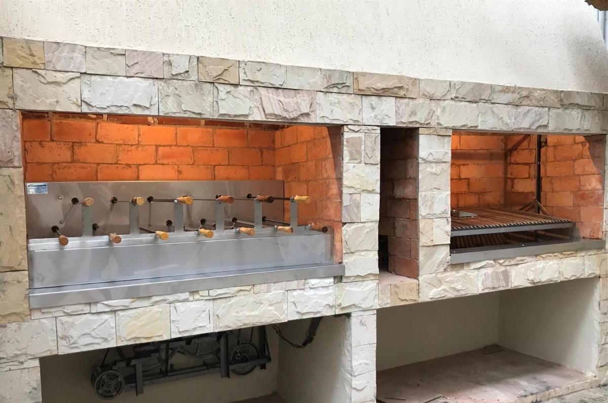 outdoor BBQ area