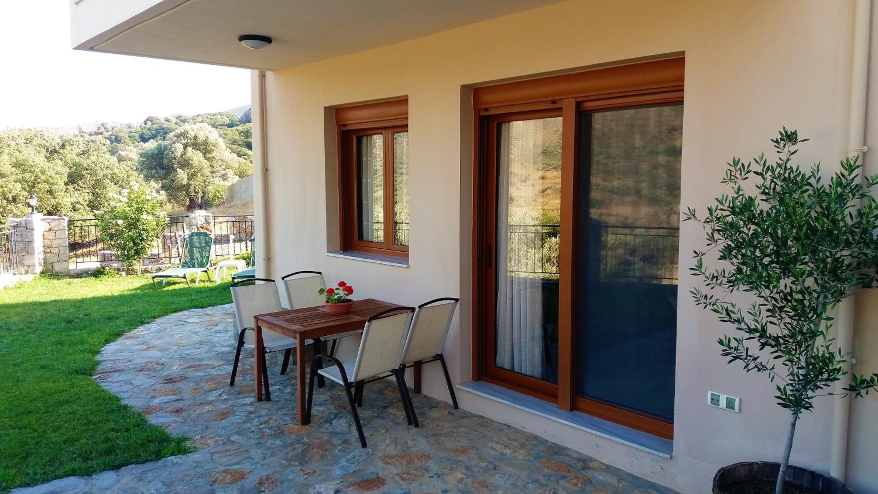 outdoor BBQ area