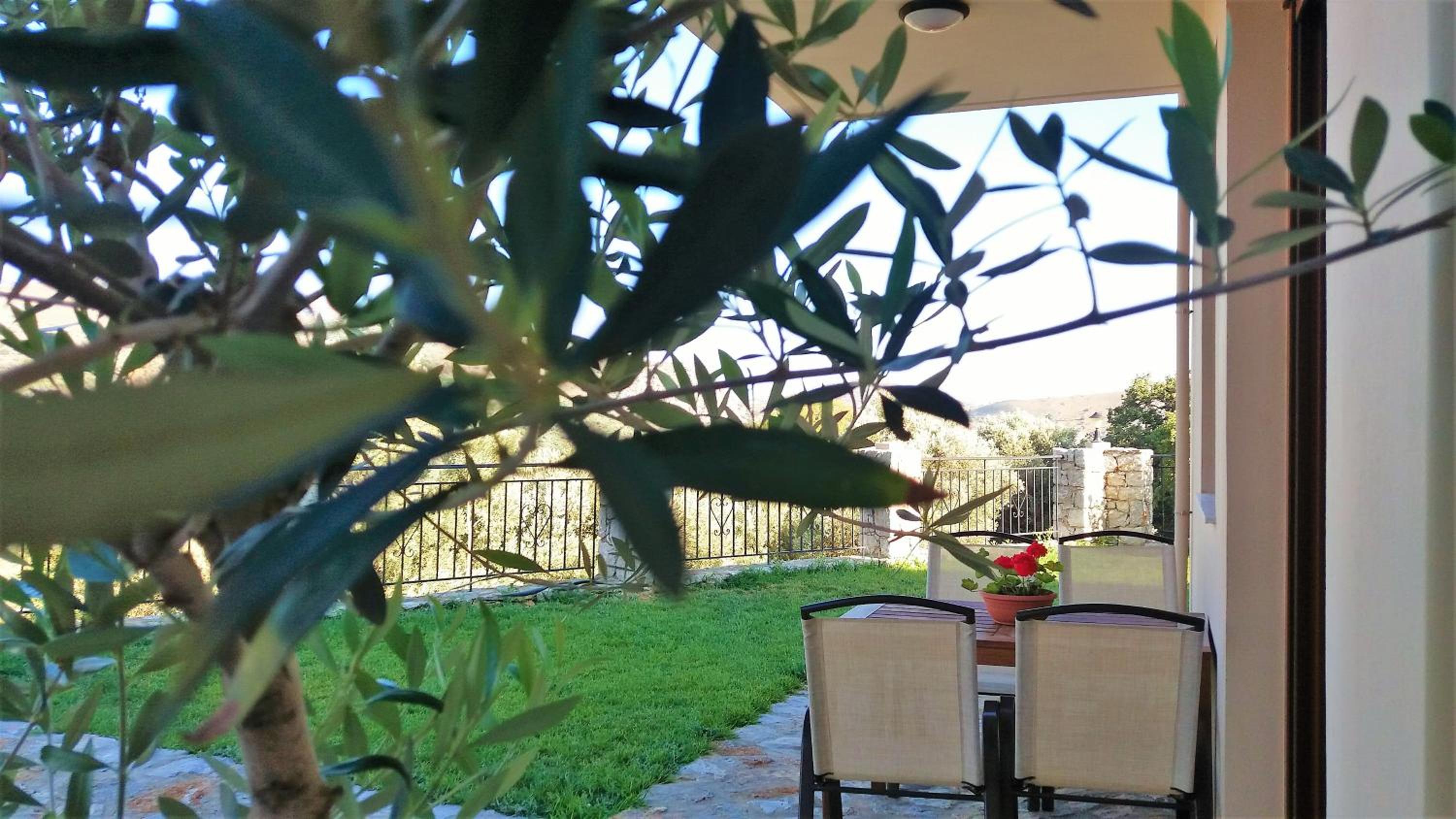 outdoor BBQ area