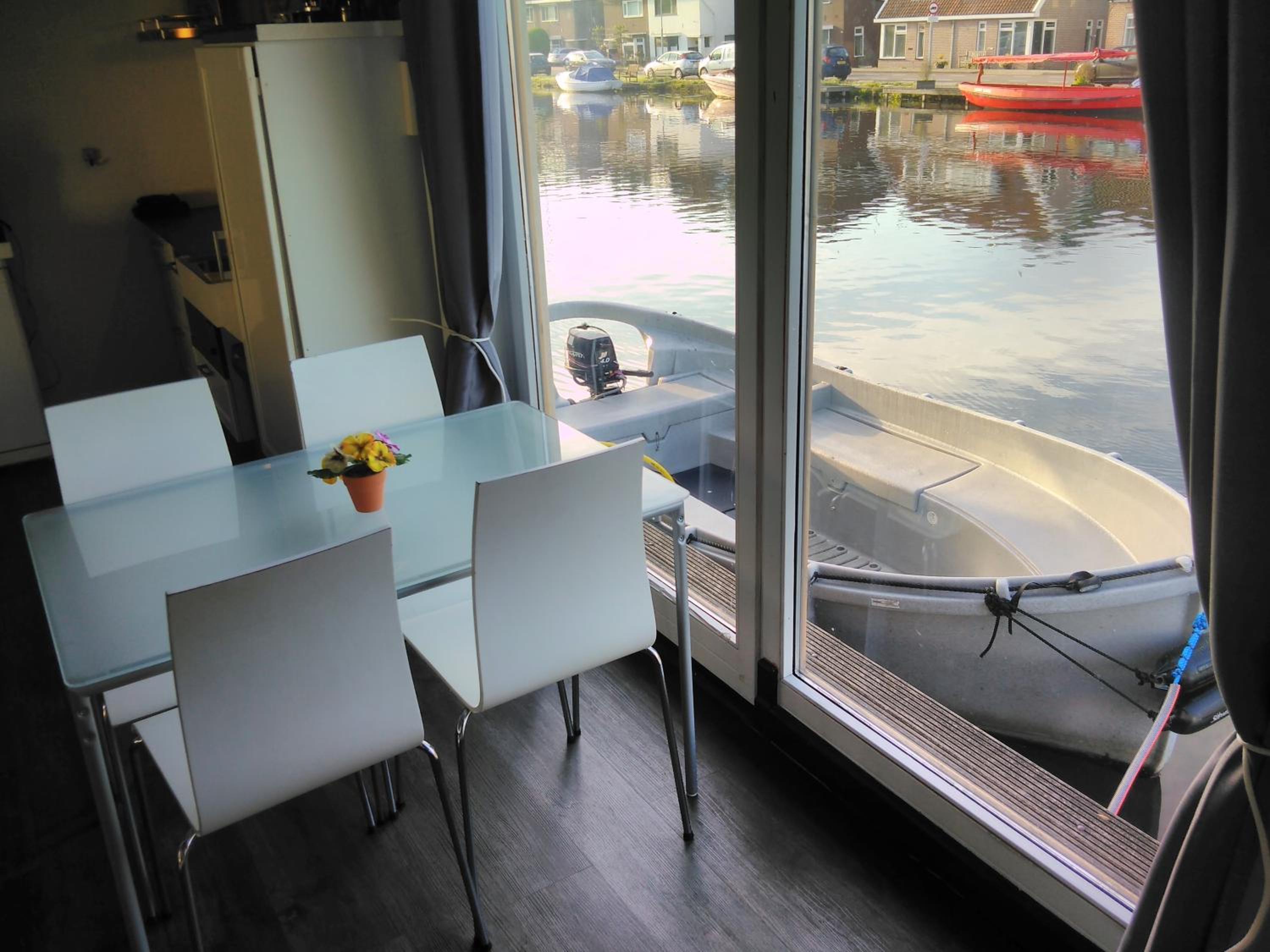 Boathouse Amsterdam with bikes photo 3