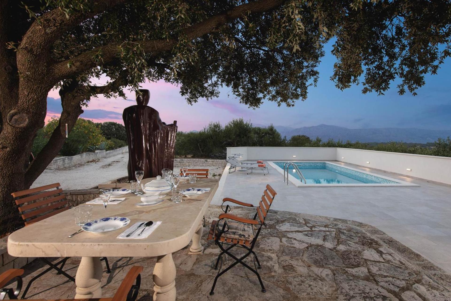 Villa Dubrava - Heated Pool & Olive Grove Retreat I Brač Island view 2