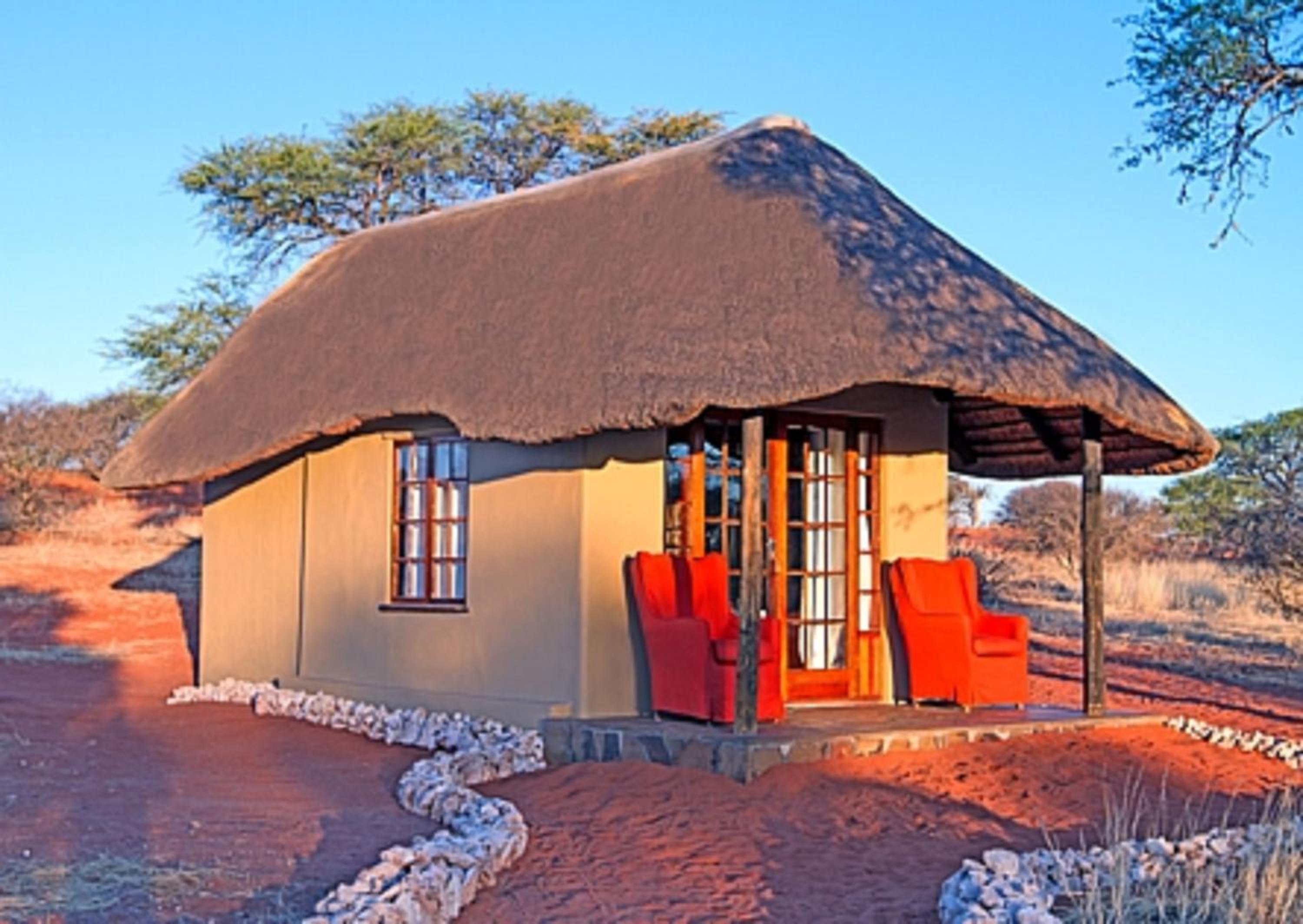 Camelthorn Kalahari Lodge view 2