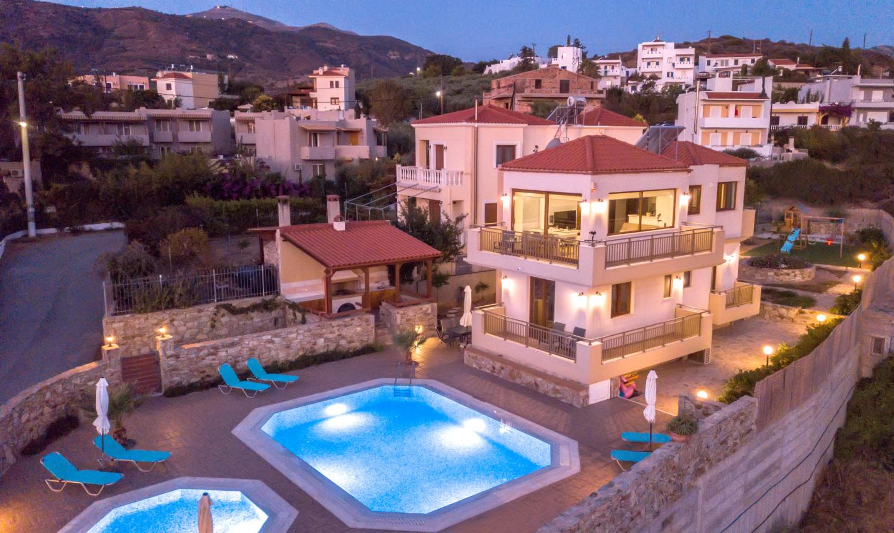Family seaside Kladissos Villa with private heated pool! view 3